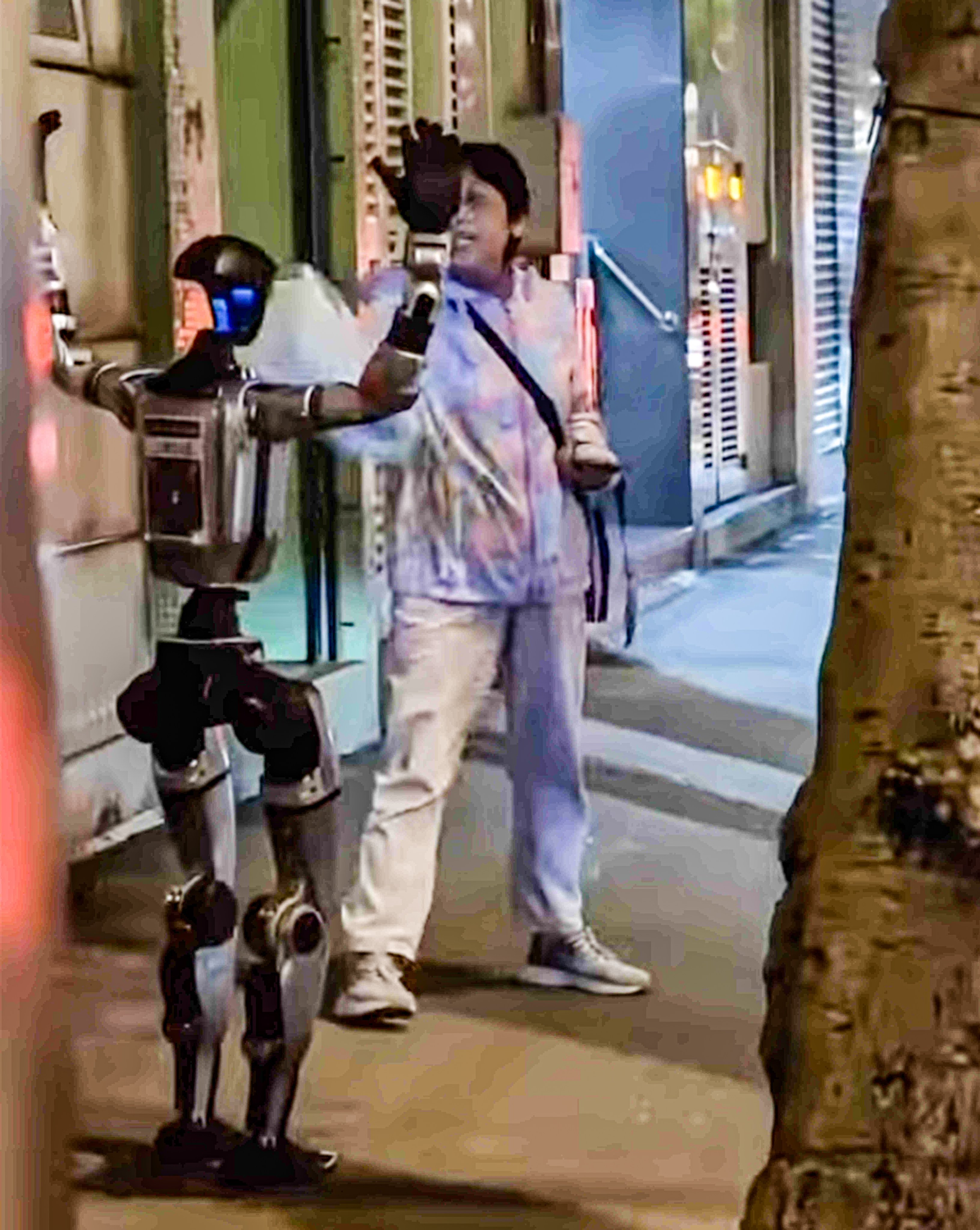 A screengrab from a video showing the incident in Macau. Photo: Handout