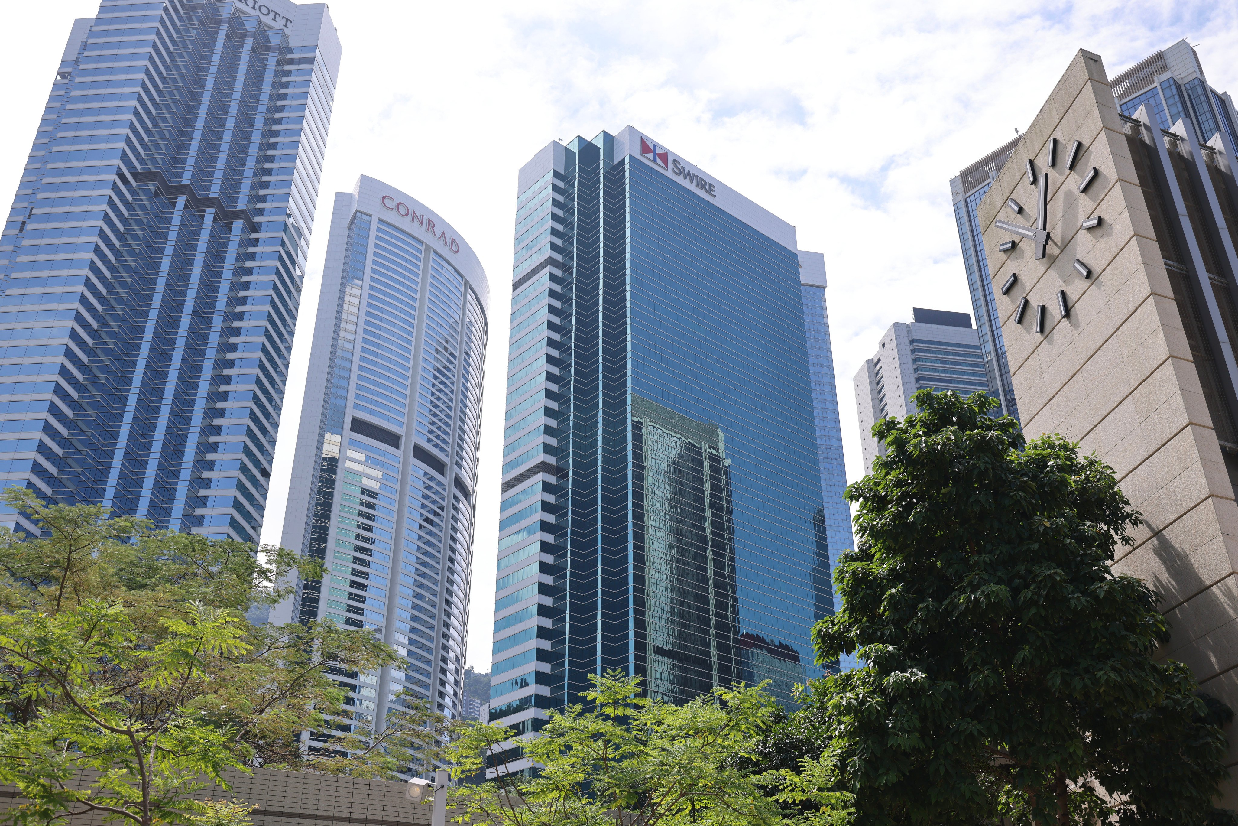 Swire’s underlying profit rose on asset disposals, but falling property valuations weighed on results. Photo: Nora Tam