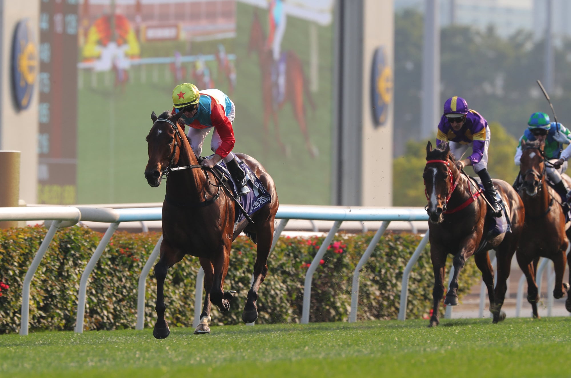 Longines World’s Best Racehorse Ka Ying Rising cruises to his 18th straight victory. Photo: Kenneth Chan