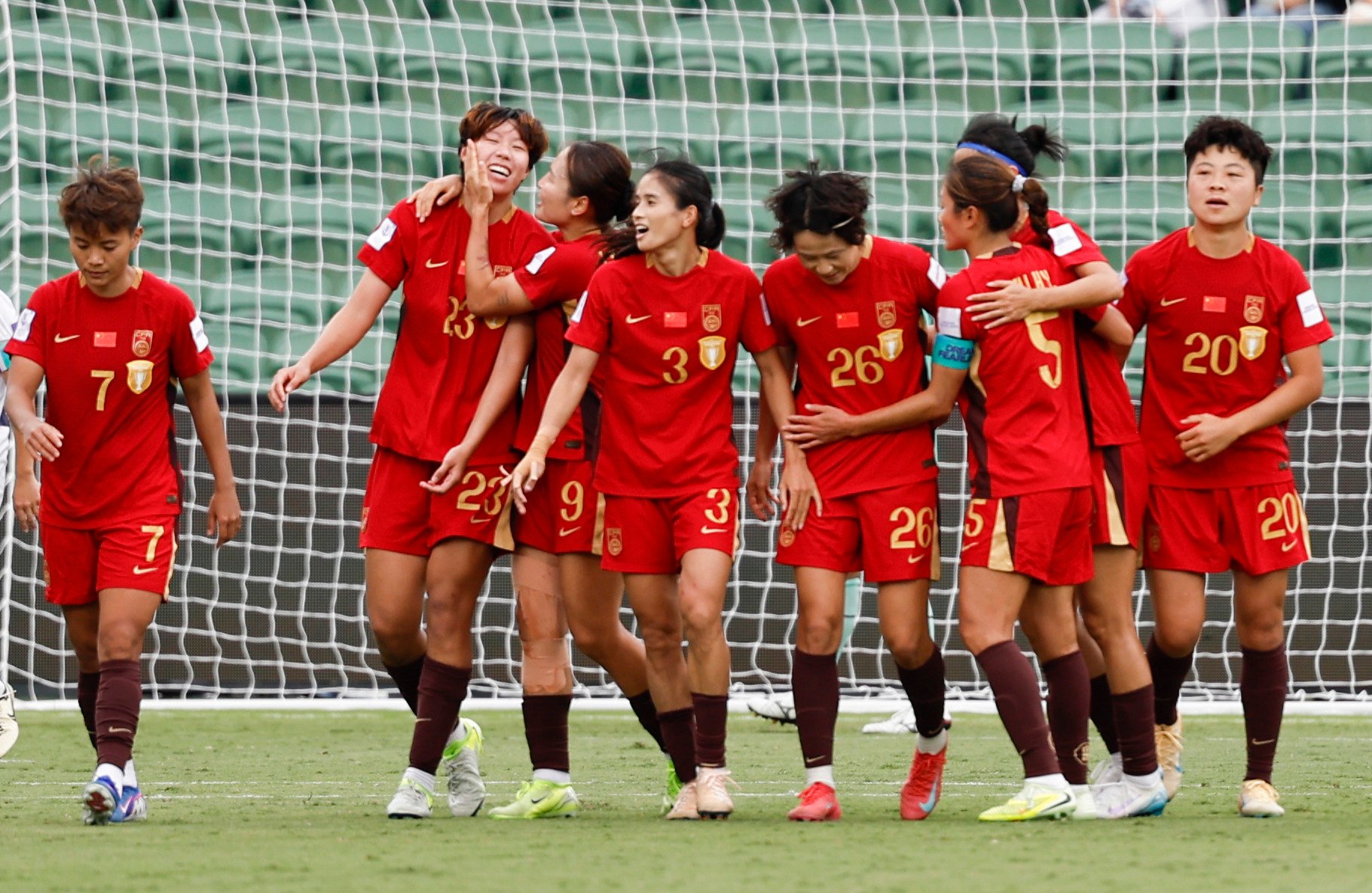 Defending champions China needed extra time to beat  Chinese Taipei 2-0 in their quarter-final on Saturday. Photo: Xinhua