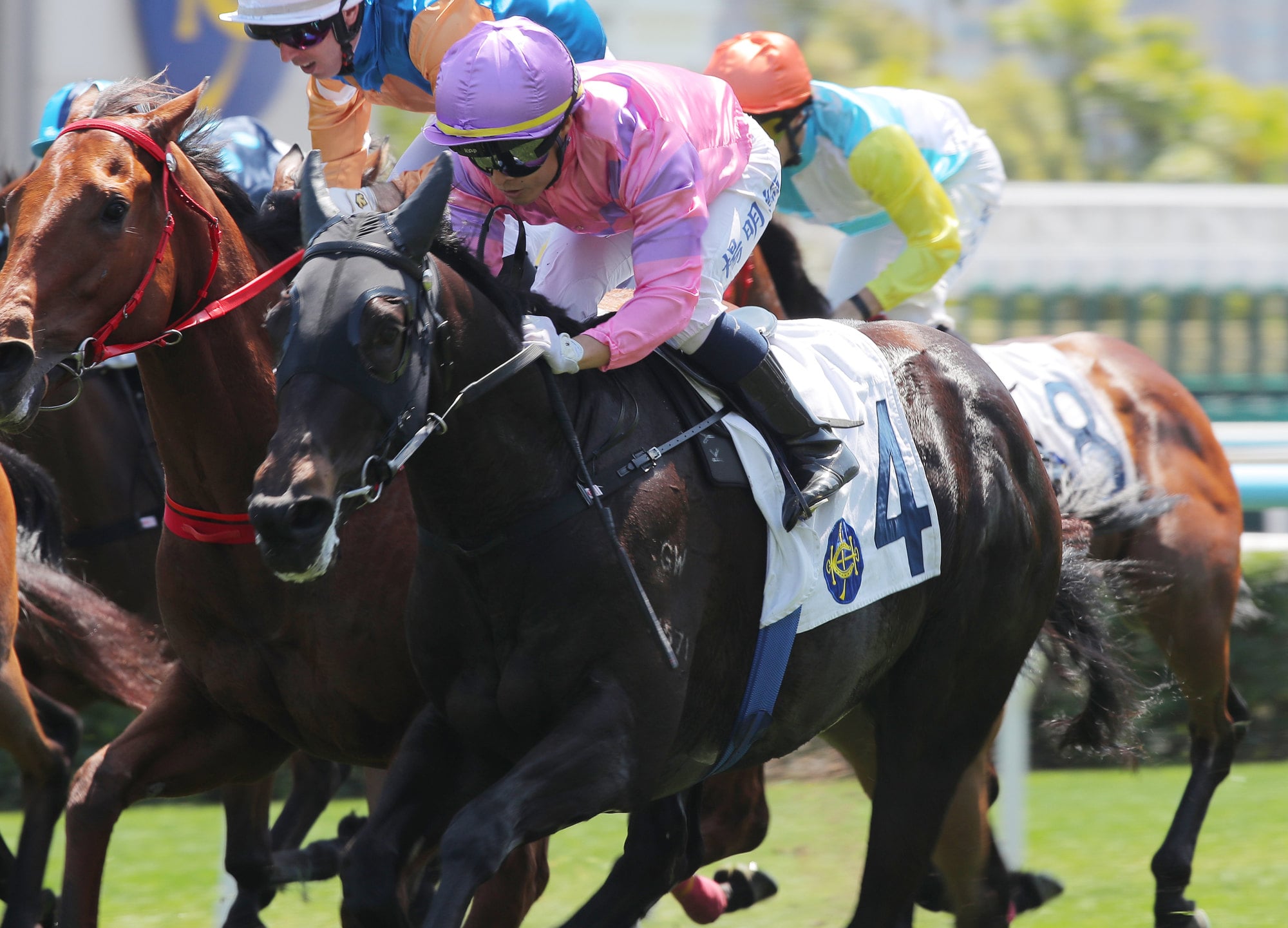 Call Me Sparkle and Keith Yeung score at Sha Tin. Call Me Sparkle and Keith Yeung score at Sha Tin.