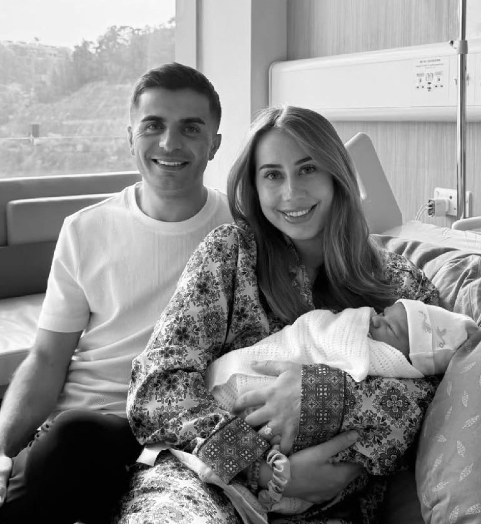 Andrea Atzeni and fiancé Emma Snape with their son Thomas. Photo: Instagram/atzeni91