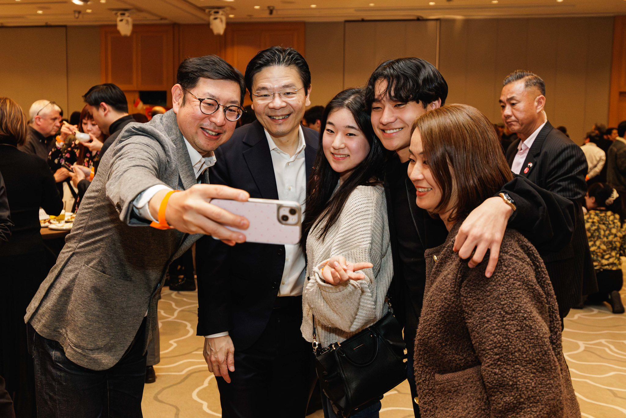 Singapore’s Prime Minister Lawrence Wong catches up with Singaporeans in Japan as he kicks off his visit to Tokyo on Tuesday. Photo: Facebook / Lawrence Wong