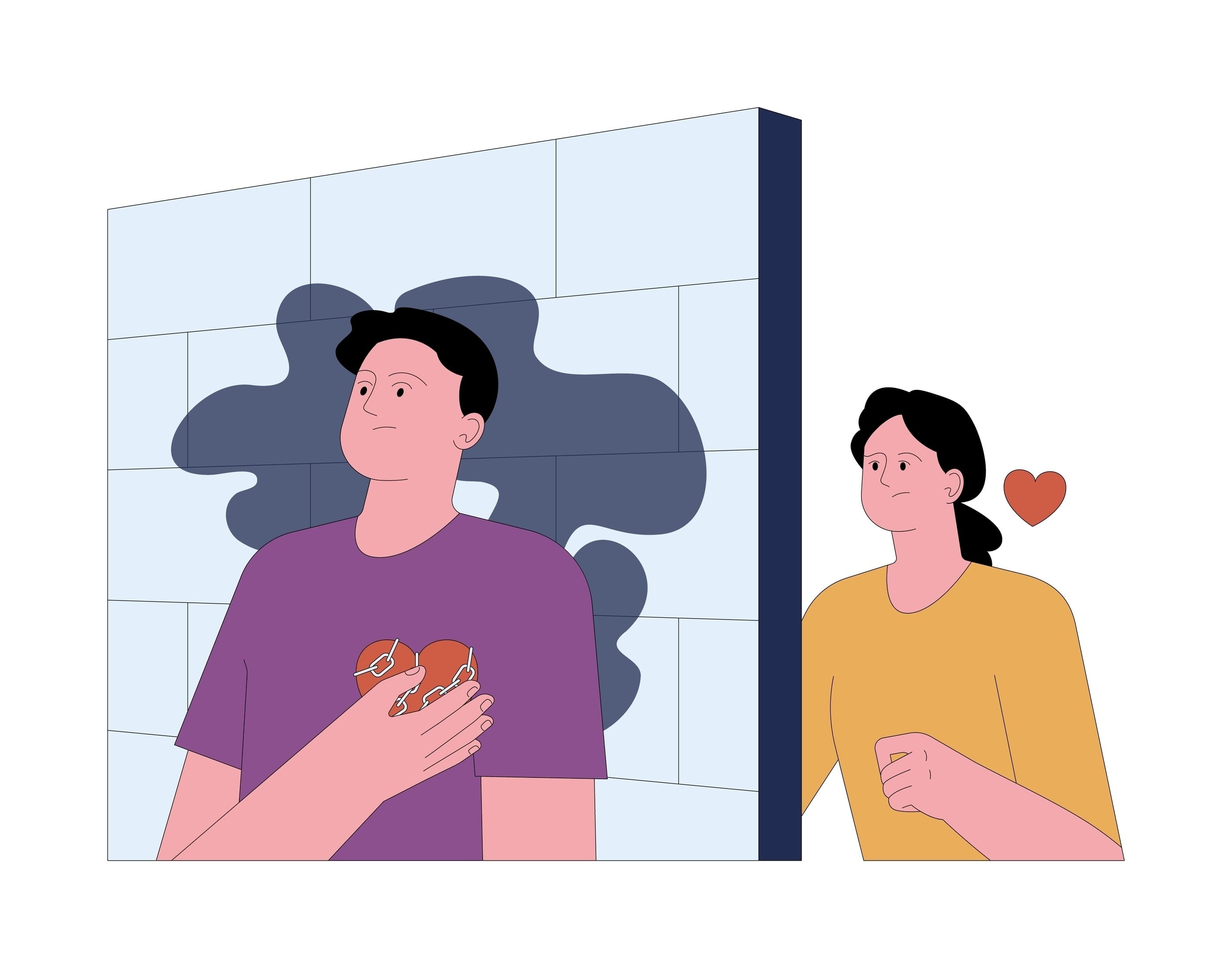 Being emotionally vulnerable is frightening! It’s common to want to isolate to protect yourself while still wanting others to seek you out and offer support. Photo: Shutterstock