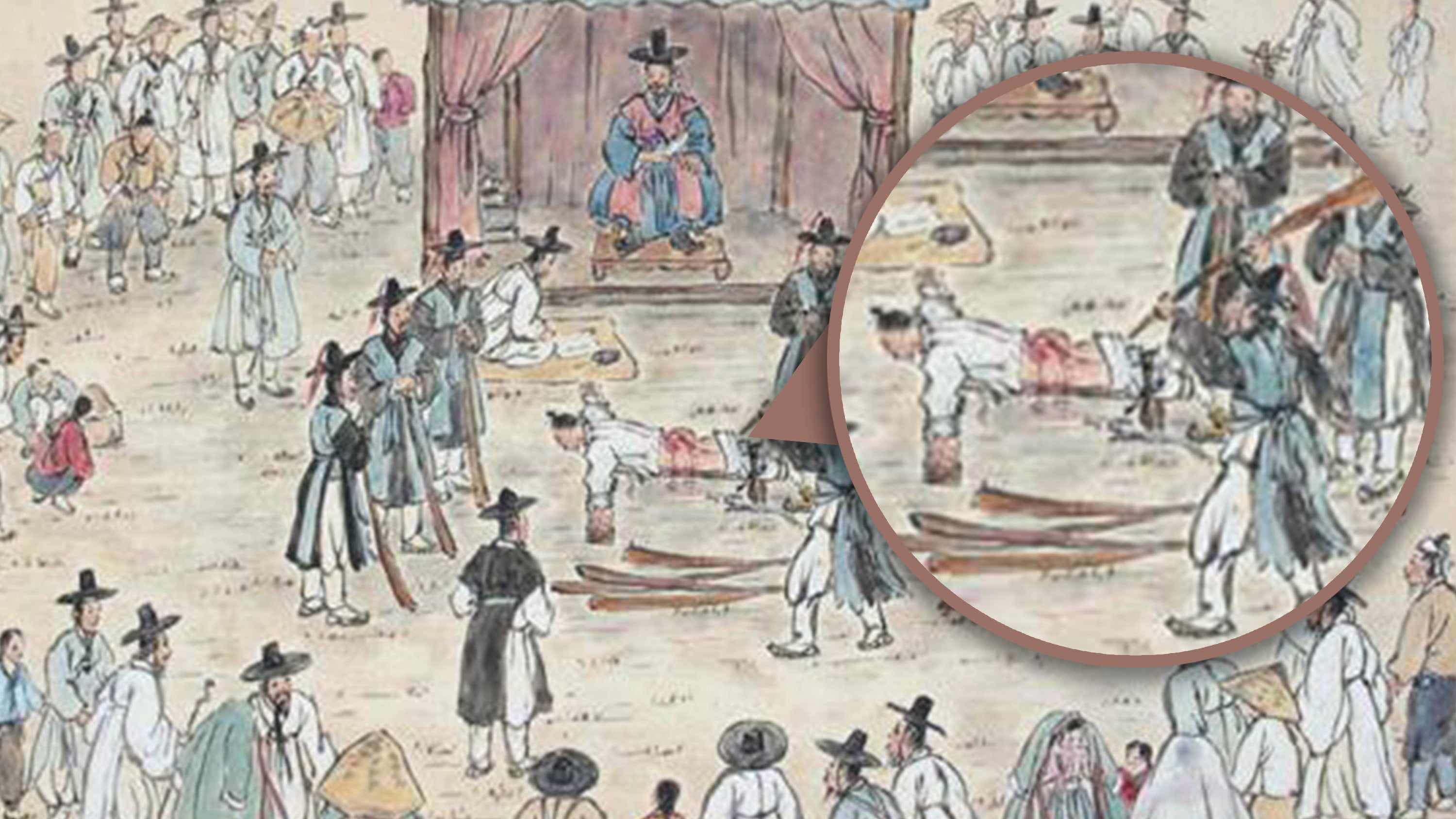 During the Ming dynasty, individuals sentenced to flogging could hire substitutes, known as Qingshou, to endure the punishment for a fee. Photo: SCMP composite/Sohu