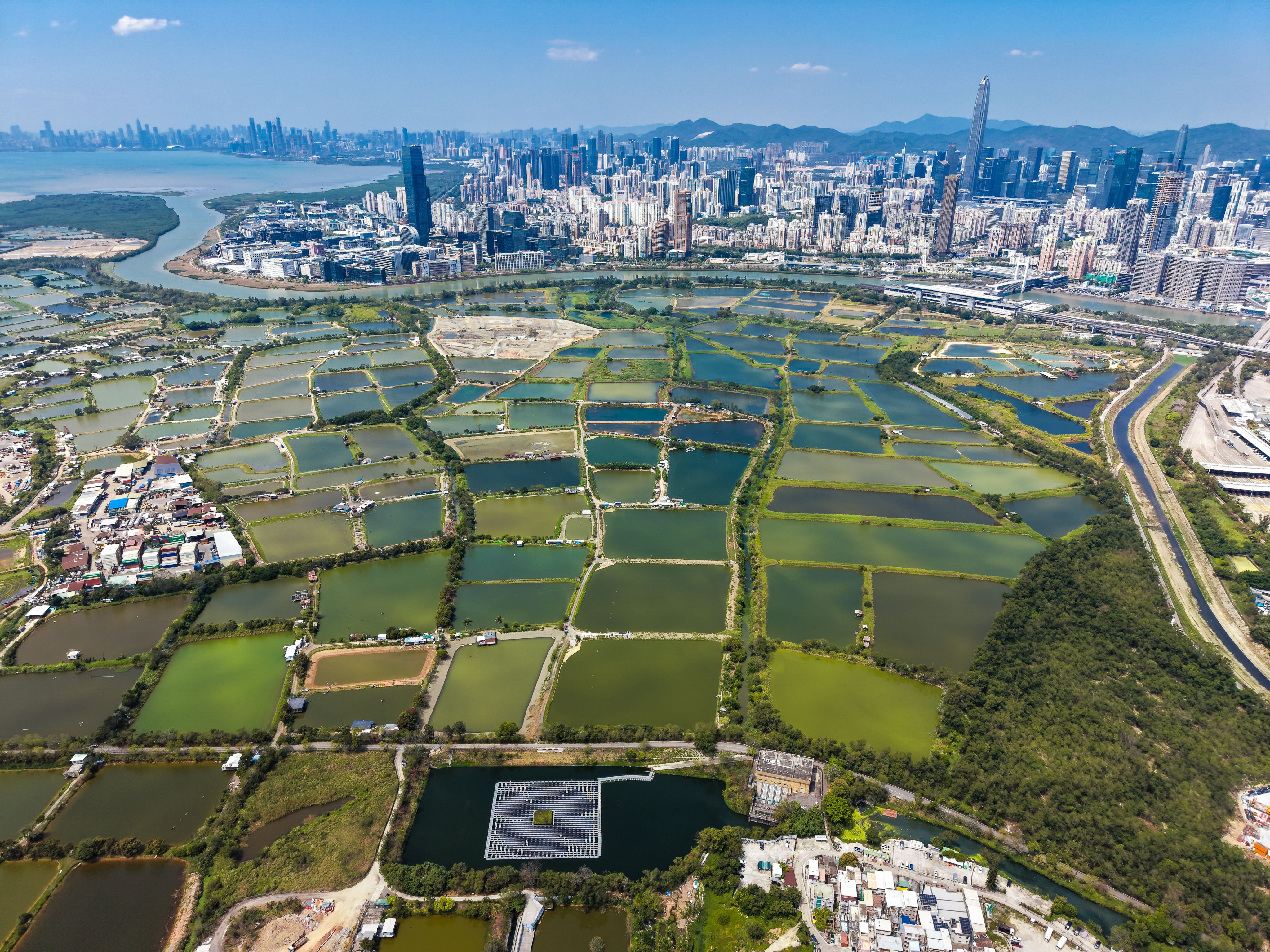 Lok Ma Chau is one of the areas covered by the megaproject. Photo: Eugene Lee