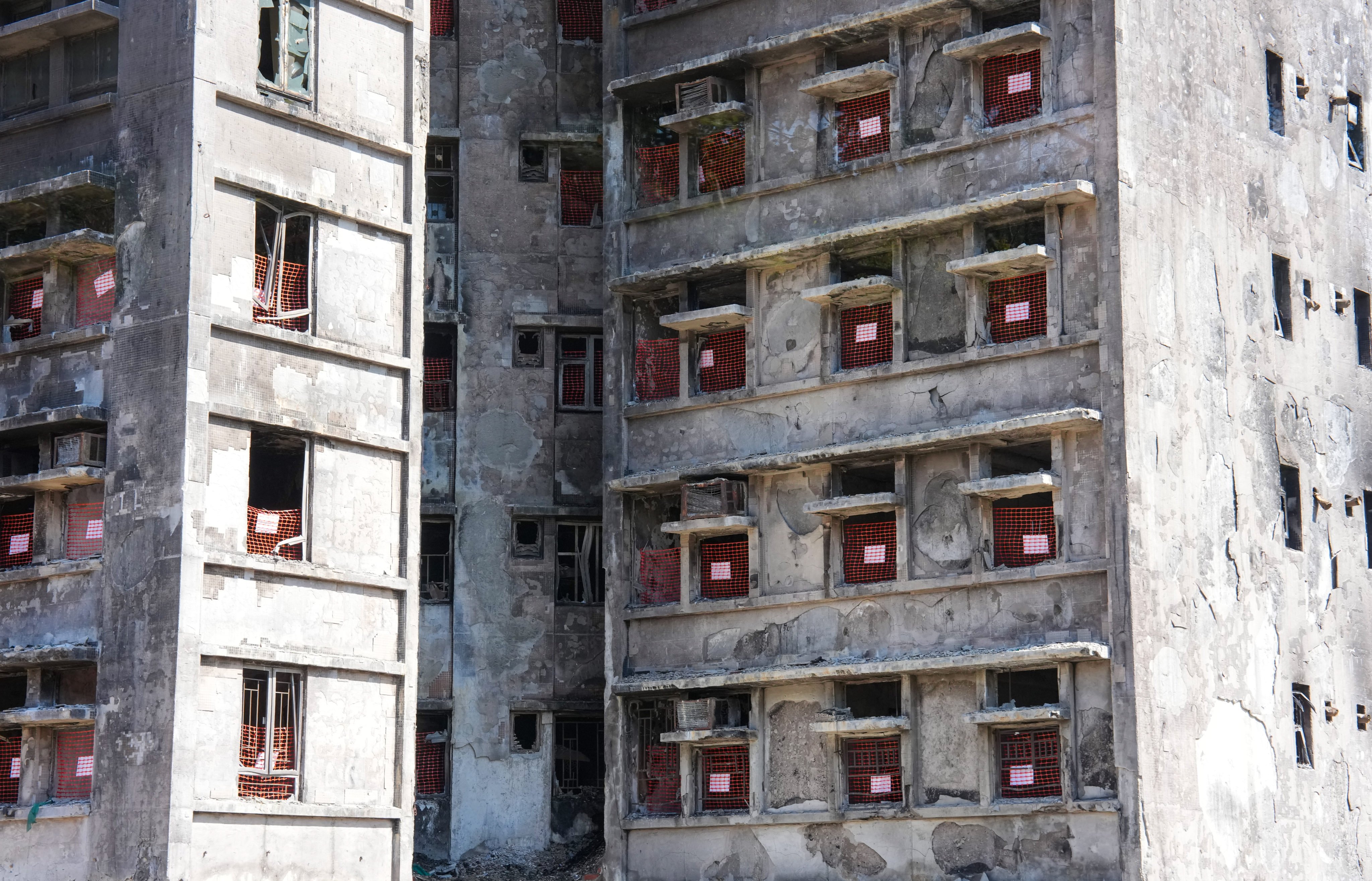 Authorities are finalising plans to let Tai Po fire victims safely return to their damaged flats and collect belongings. Photo: Jelly Tse