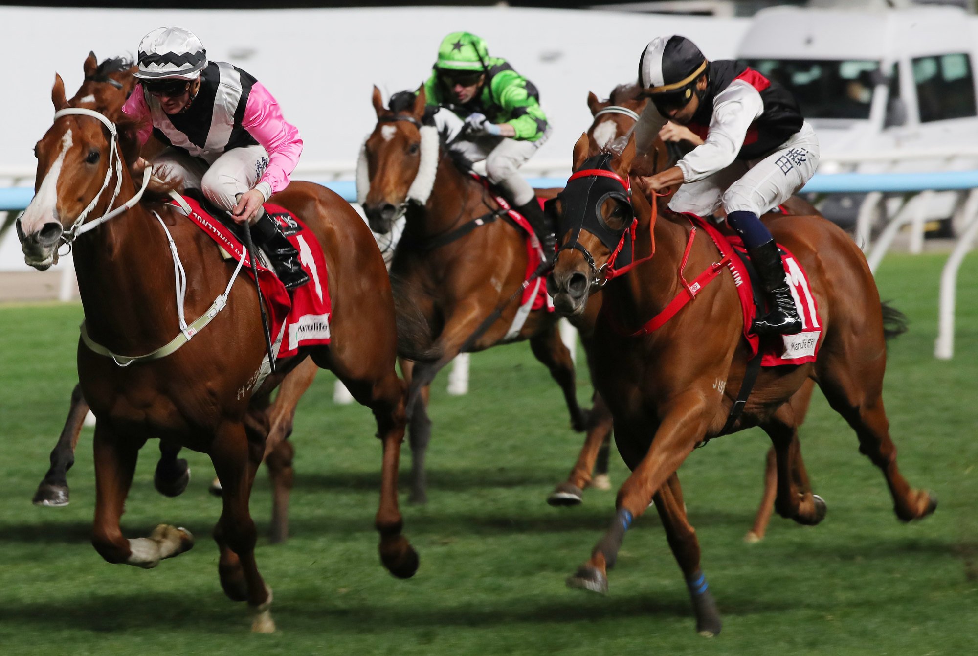 Young Champion (outside) was only narrowly beaten by Beauty Waves last start.