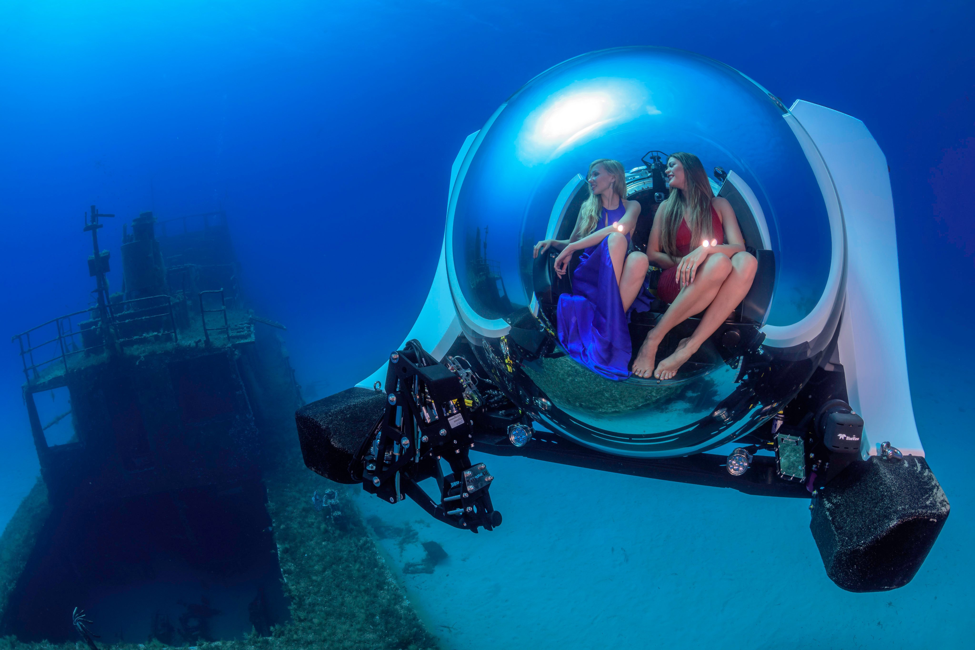 The U-Boat Worx Super Yacht Sub 3. Chinese engineers are now working on a prototype for the first tourist submersible able to venture as deep as 1,000 metres below sea level. Photo: Handout