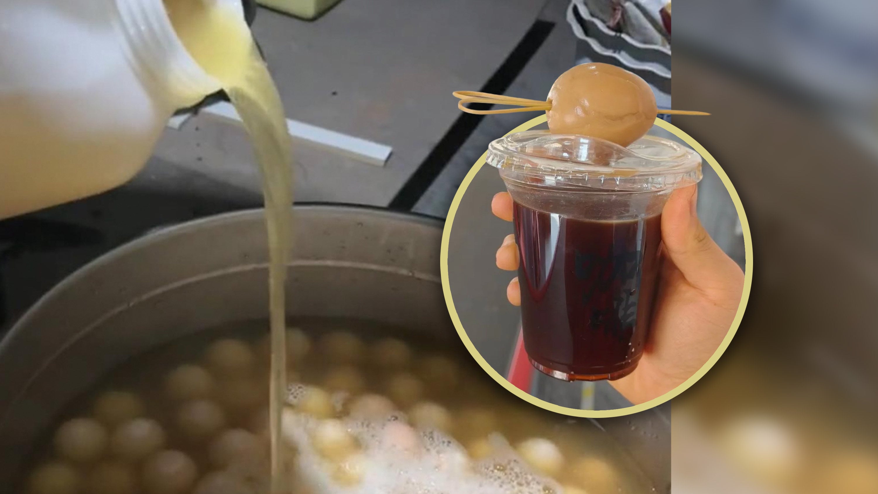 A Chinese café has been selling a unique coffee blend which features eggs brewed in child urine, selling over a hundred cups a day at weekends. Photo: SCMP composite/RedNote
