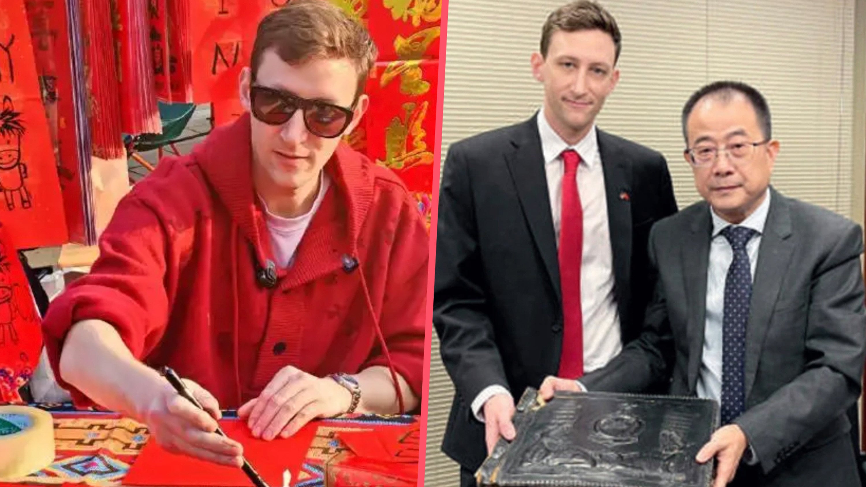 United States citizen Evan Kail has settled in China after gaining popularity for his historical photographs of Japanese soldiers invading China during WWII. Photo: SCMP composite/Weibo/RedNote