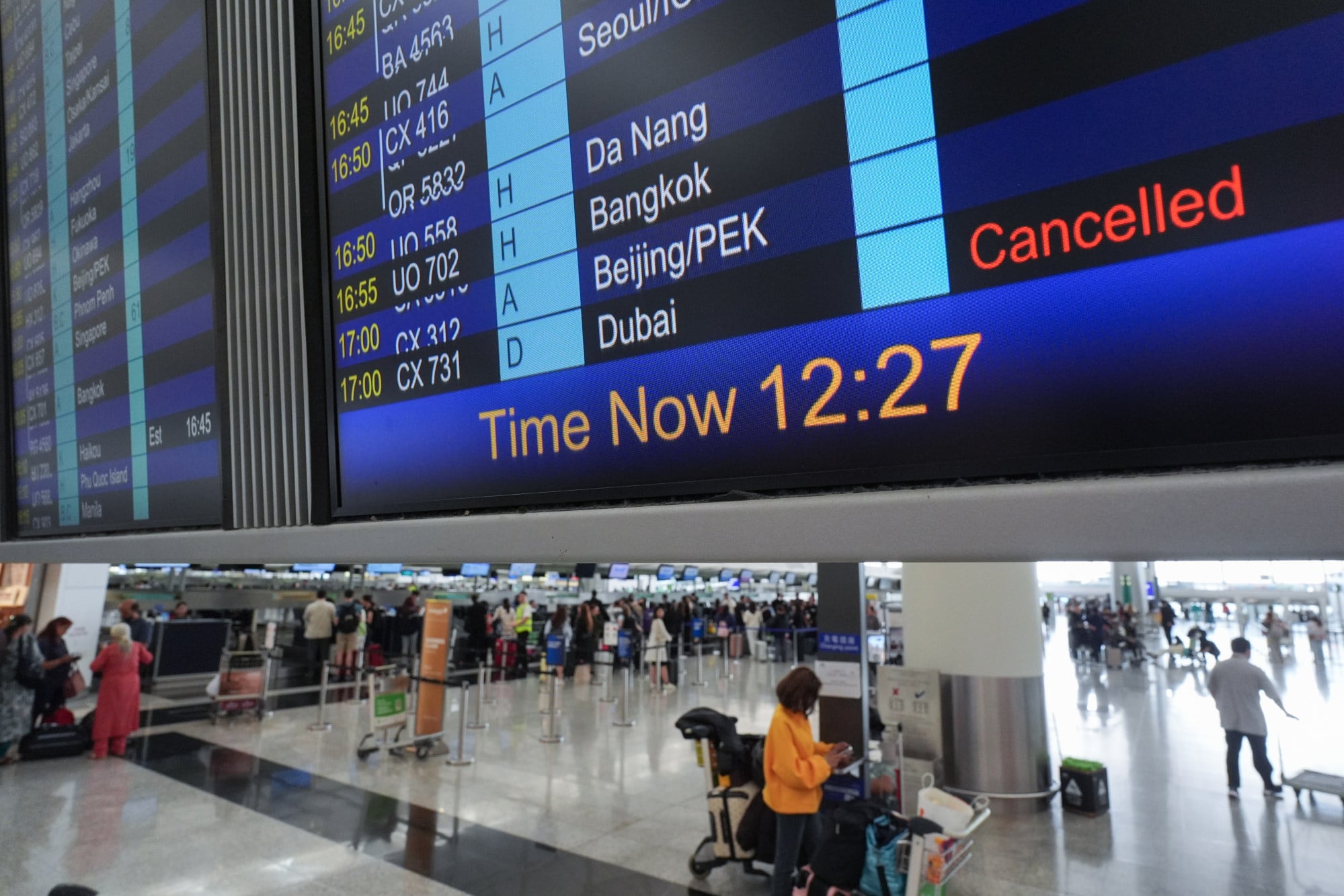 All Cathay services between Hong Kong and the Middle East were first suspended on February 28 following the joint United States-Israeli attack on Iran. Photo: Eugene Lee All Cathay services between Hong Kong and the Middle East were first suspended on February 28 following the joint United States-Israeli attack on Iran. Photo: Eugene Lee