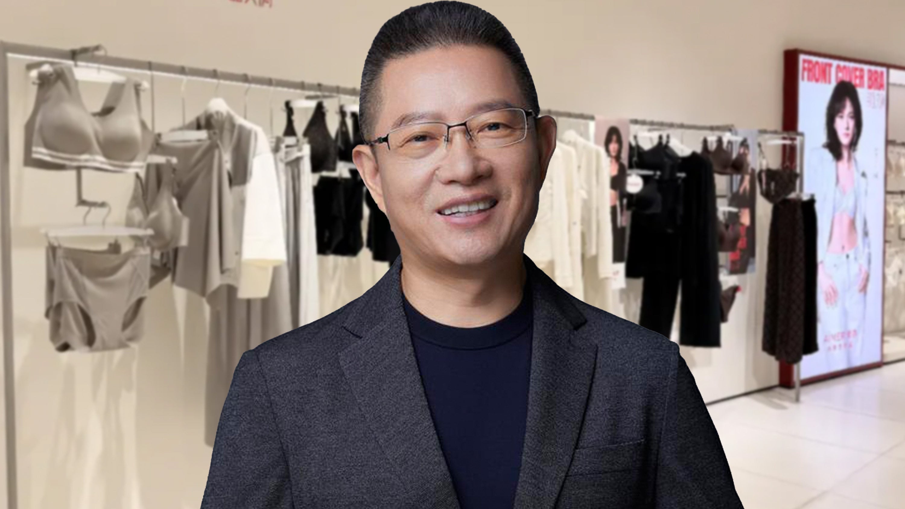 Zhang Rongming, a former university lecturer, transitioned from materials science to founding the high-end lingerie brand Aimer in 1993. Photo: SCMP composite/Xinhua/Douyin