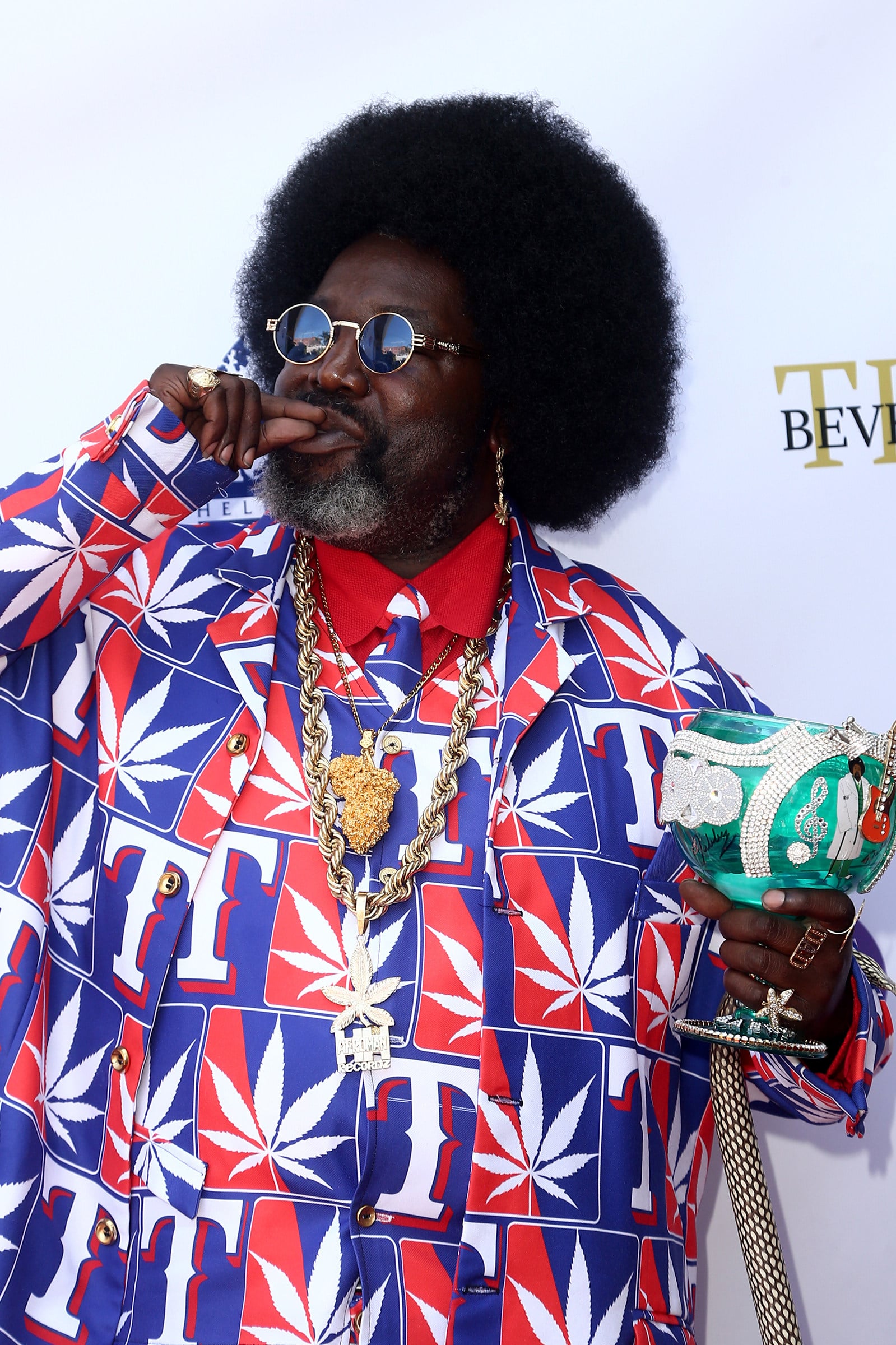 Afroman, whose real name is Joseph Foreman, attends the 2019 Daytime Beauty Awards in Los Angeles. Photo: Getty Images/TNS)