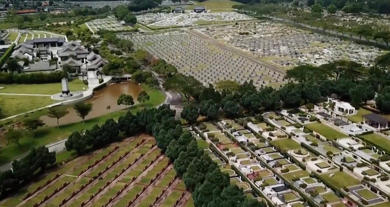 The Xiao En memorial park in Negeri Sembilan, Malaysia. Photo: YouTube/Xiao En Group