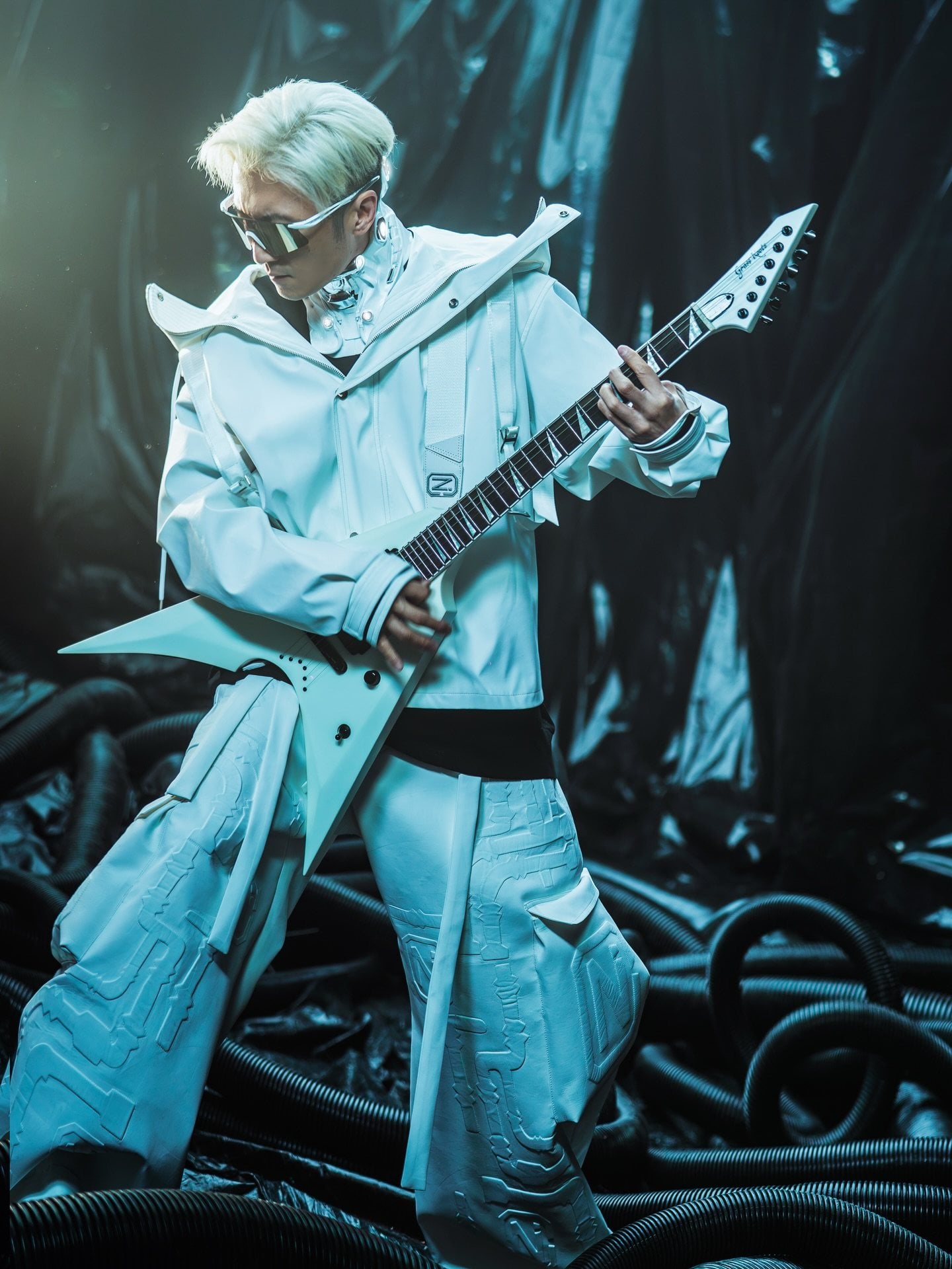 Nicolas Tse plays guitar in a still from the music video to his new song, “Evolution”. Tse will bring his “Evolution Nic Live” concert tour to Shenzhen in March. Photo: Instagram/chefnicookies