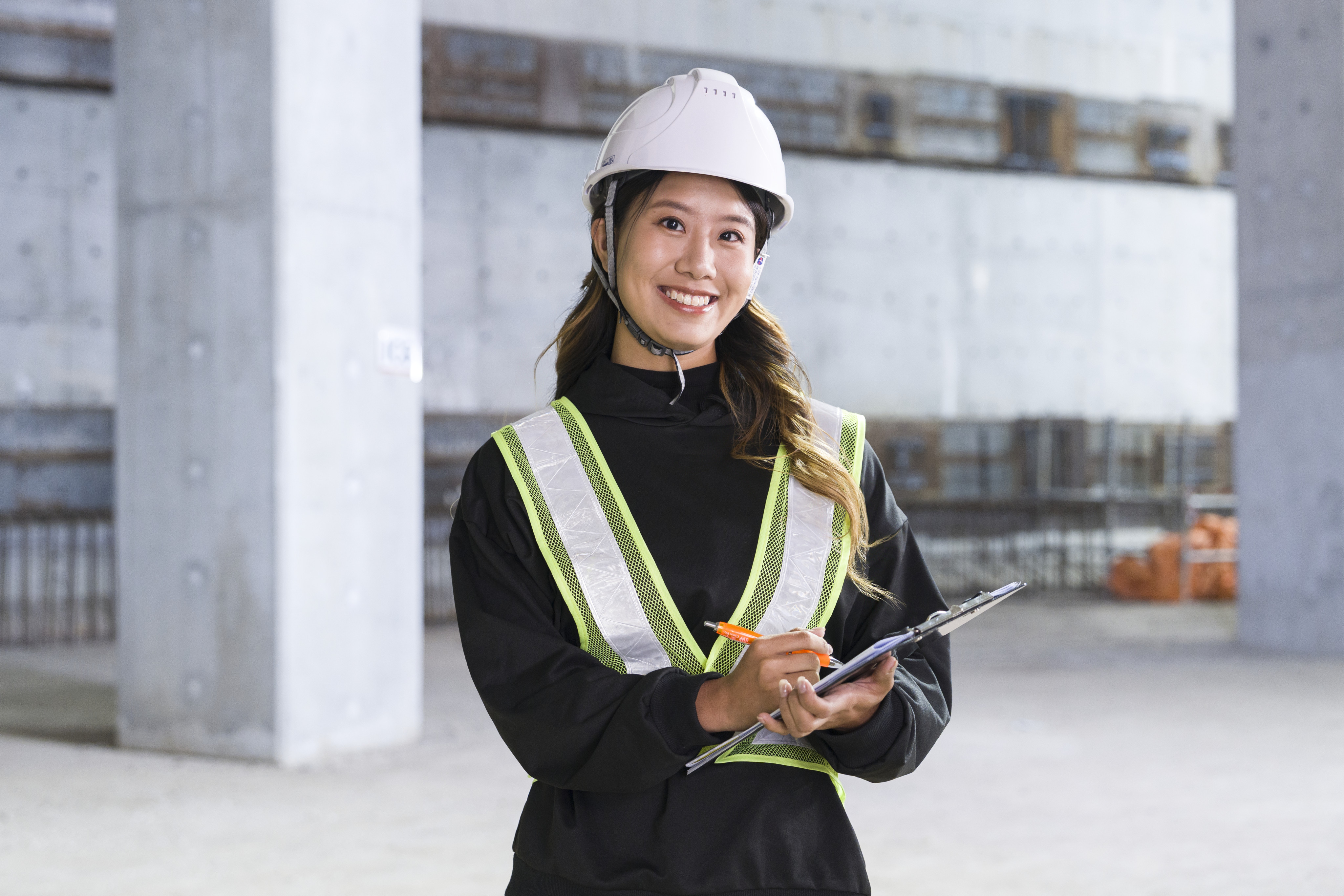 Carol Ho’s job involves visiting construction sites to analyse rock samples so that projects can be built safely. Photo: Handout