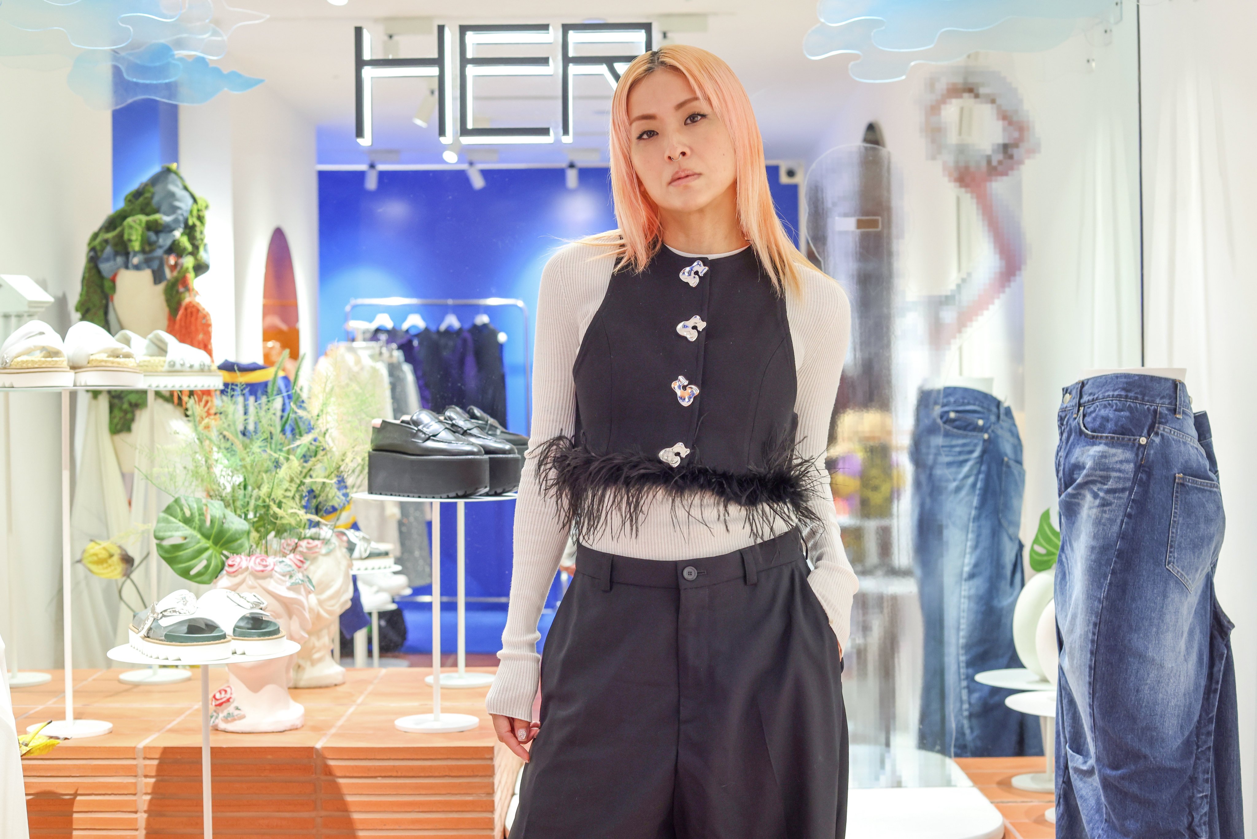 Hilary Tsui at her multi-brand boutique Her in 2023. Photo: May Tse