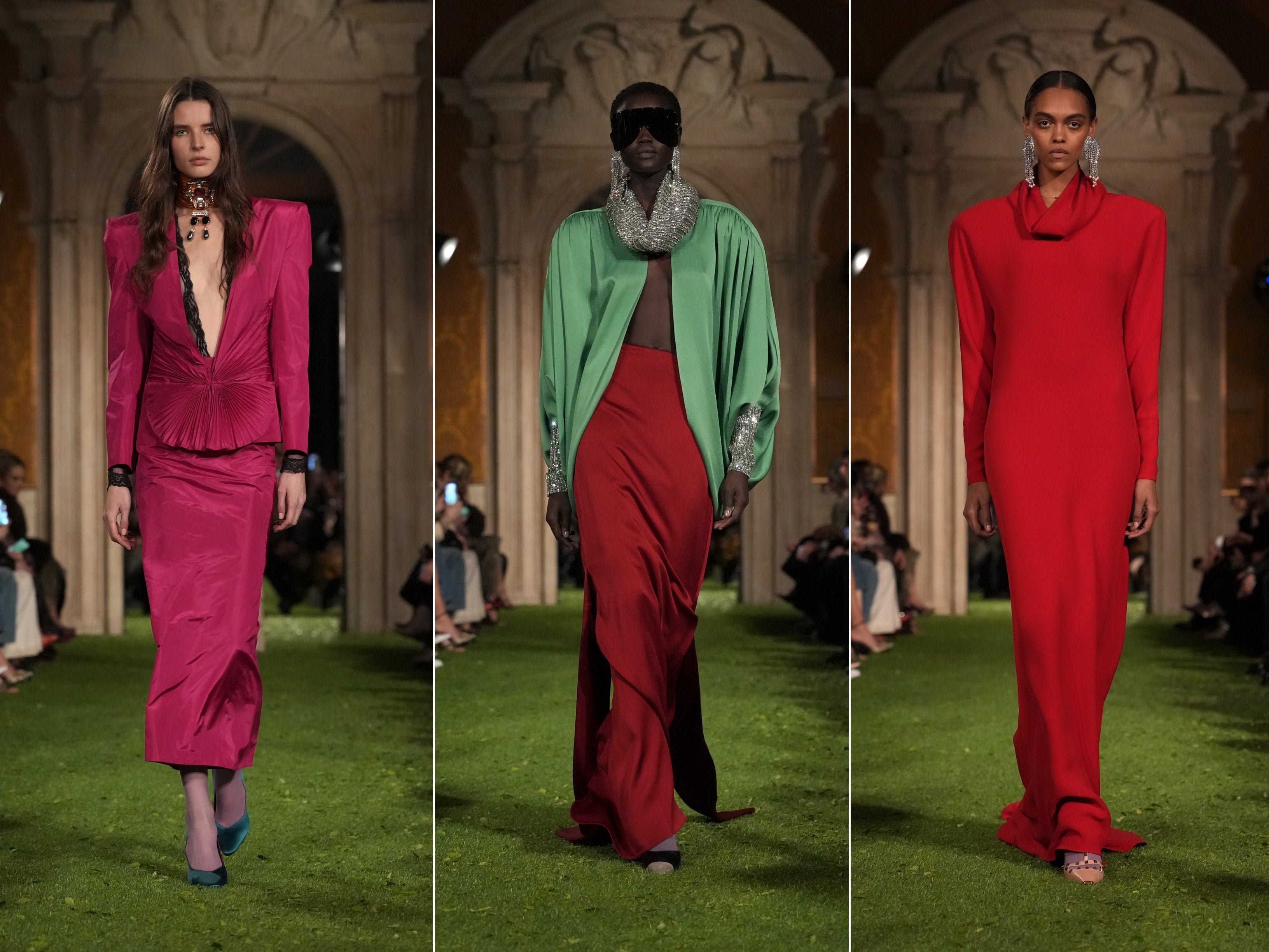 Creative director Alessandro Michele opted for a return to roots for Valentino’s fall/winter 2026 ready-to-wear collection, Interferenze. Photos: Handout