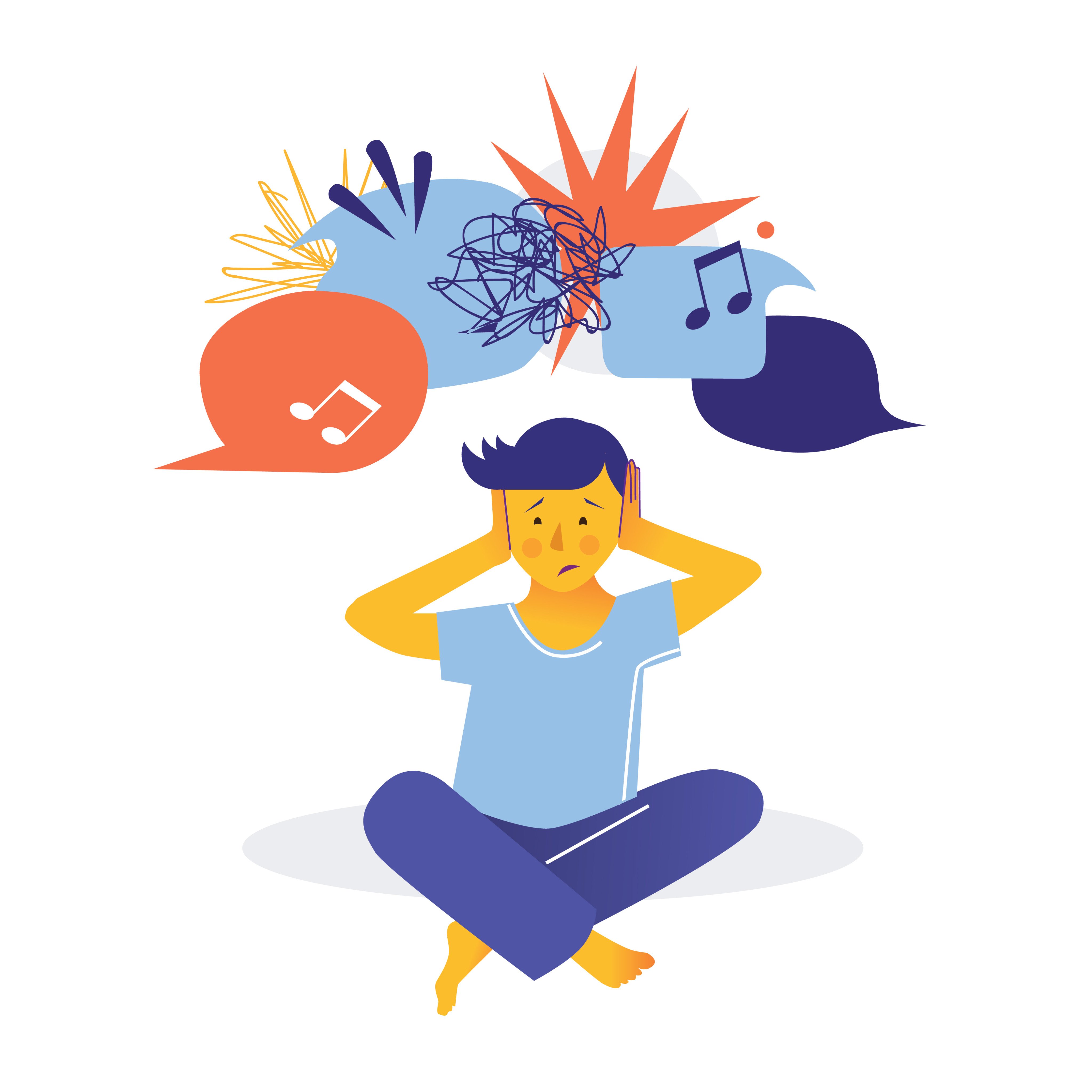 Noisy environments can hurt our health. Illustration: Shutterstock