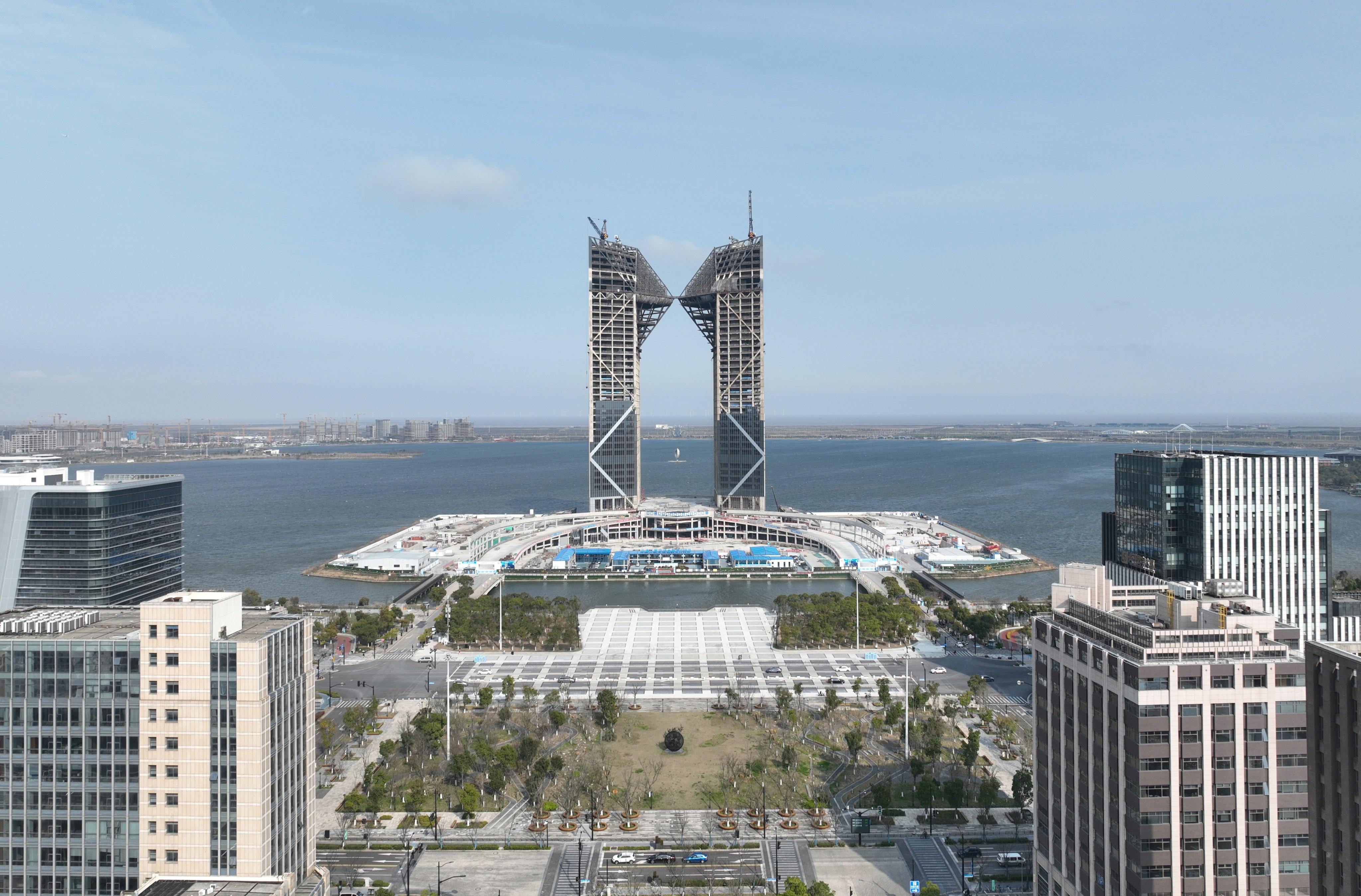 A view of Lingang in eastern Shanghai, where Carbonology’s new research and development centre is located. Photo: Xinhua