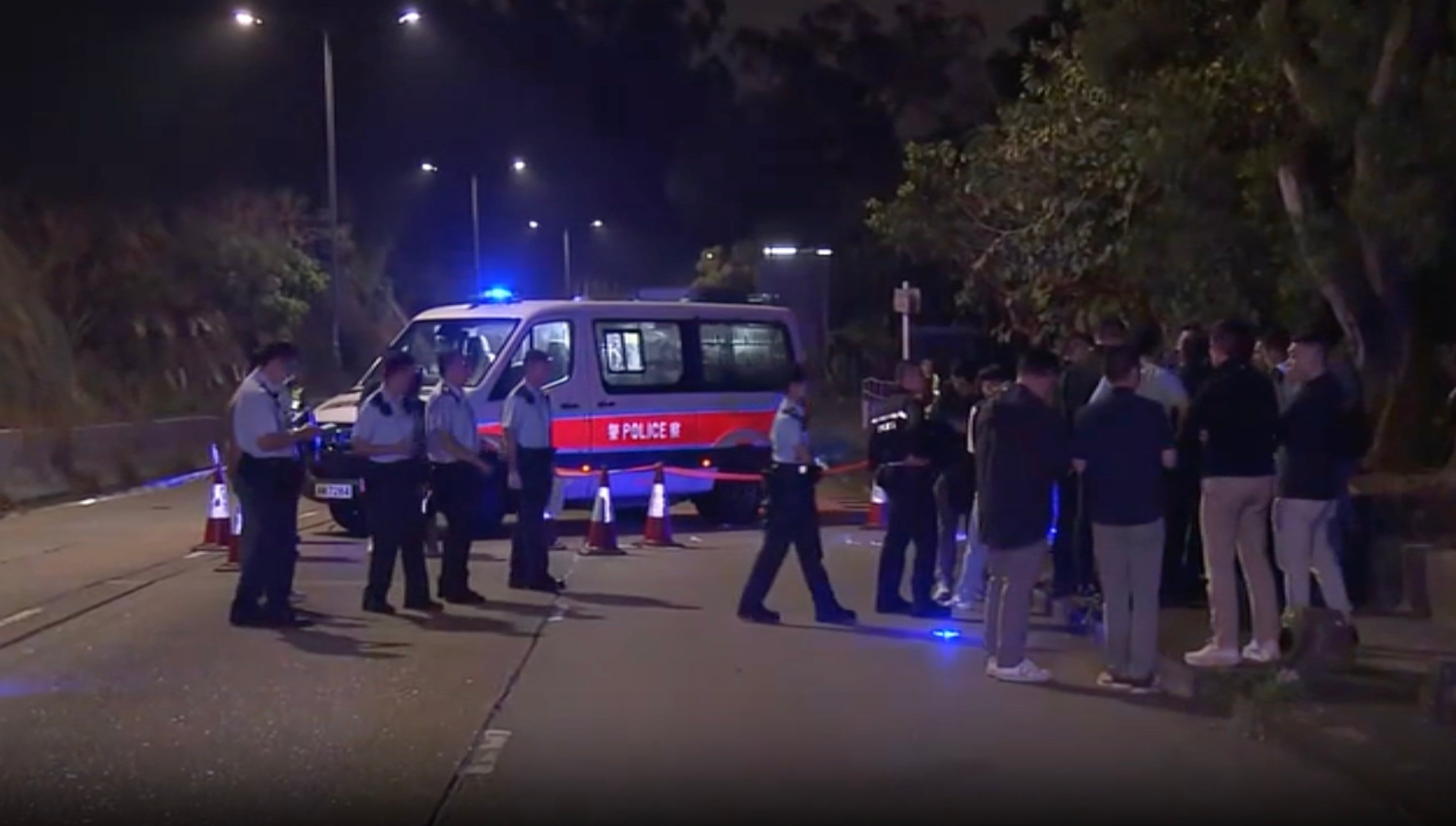 Screengrab of footage of the scene following the incident. Photo: Handout