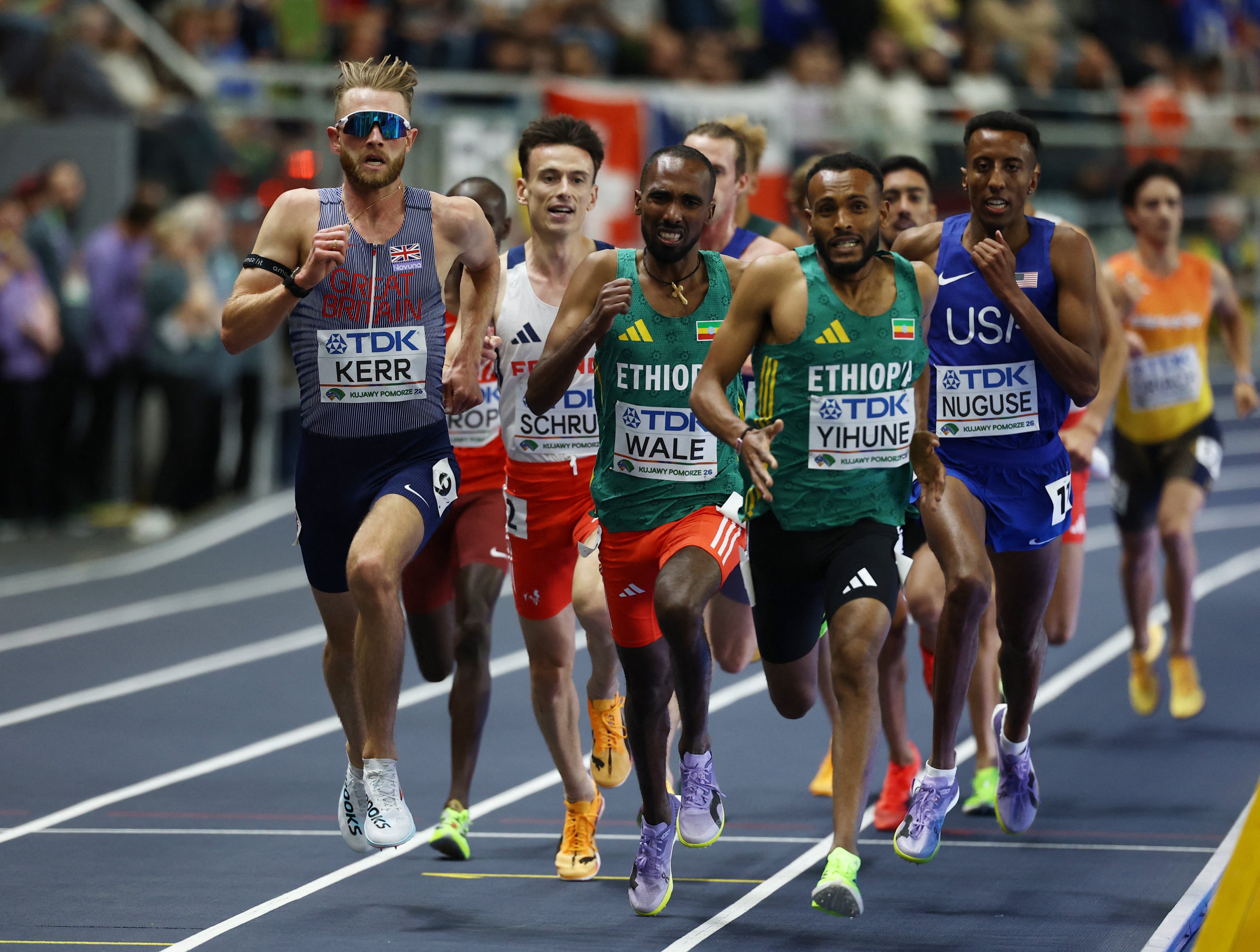 The world indoor championships attracts some of the globe’s biggest names to compete across various disciplines like the 3,000m. Photo: Reuters