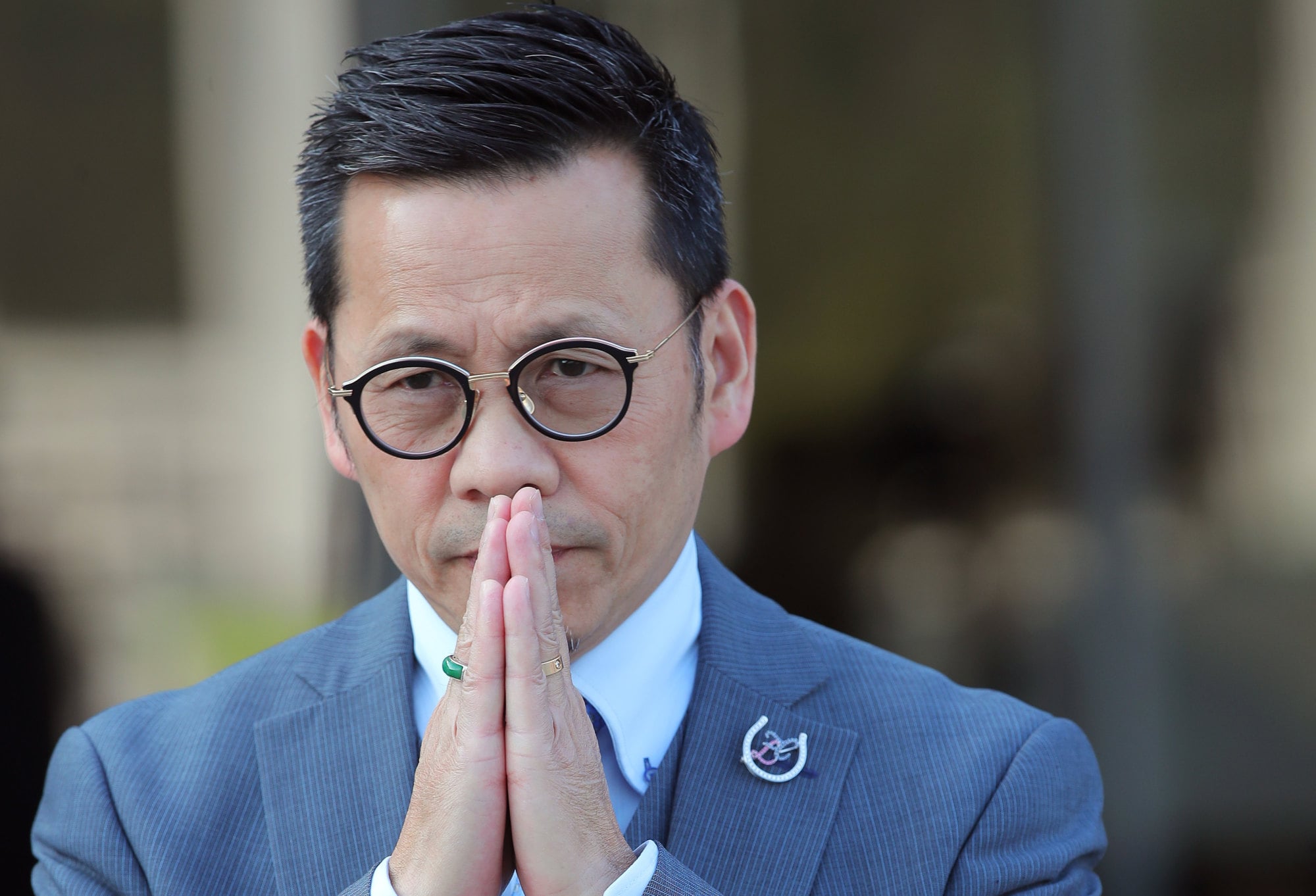 Frankie Lor’s Derby runners, Numbers and Stormy Grove, finished second and third respectively.