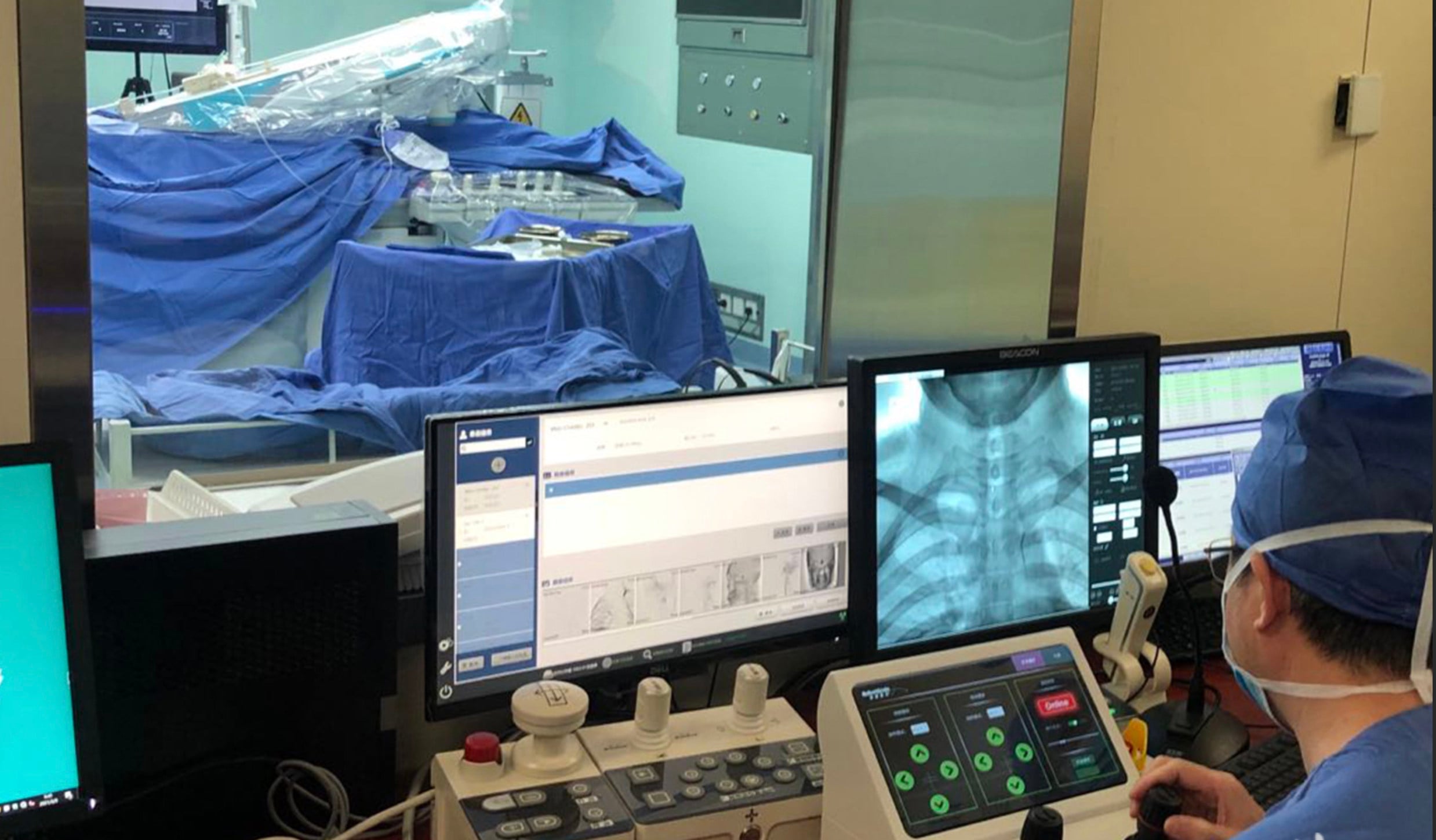 Robotic systems can help doctors avoid the physical strains of manual surgery as well as the risks of radiation exposure. Photo: Handout