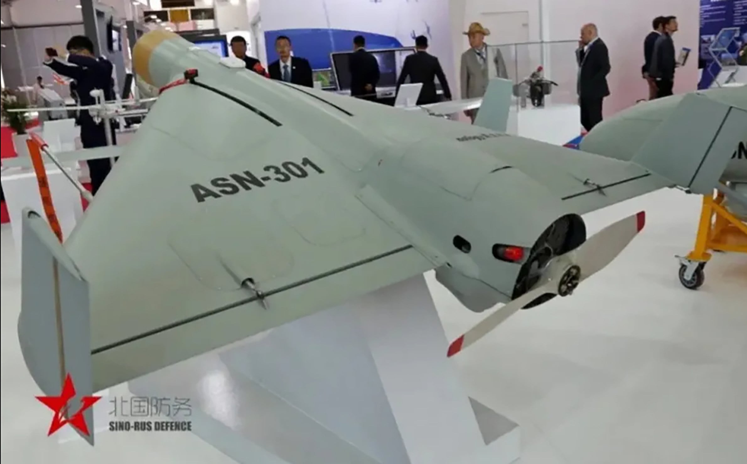 China’s ASN-301, anti-radiation loitering munition which shares the Iranian Shahed-136’s aerodynamic delta-wing design. Photo: Handout