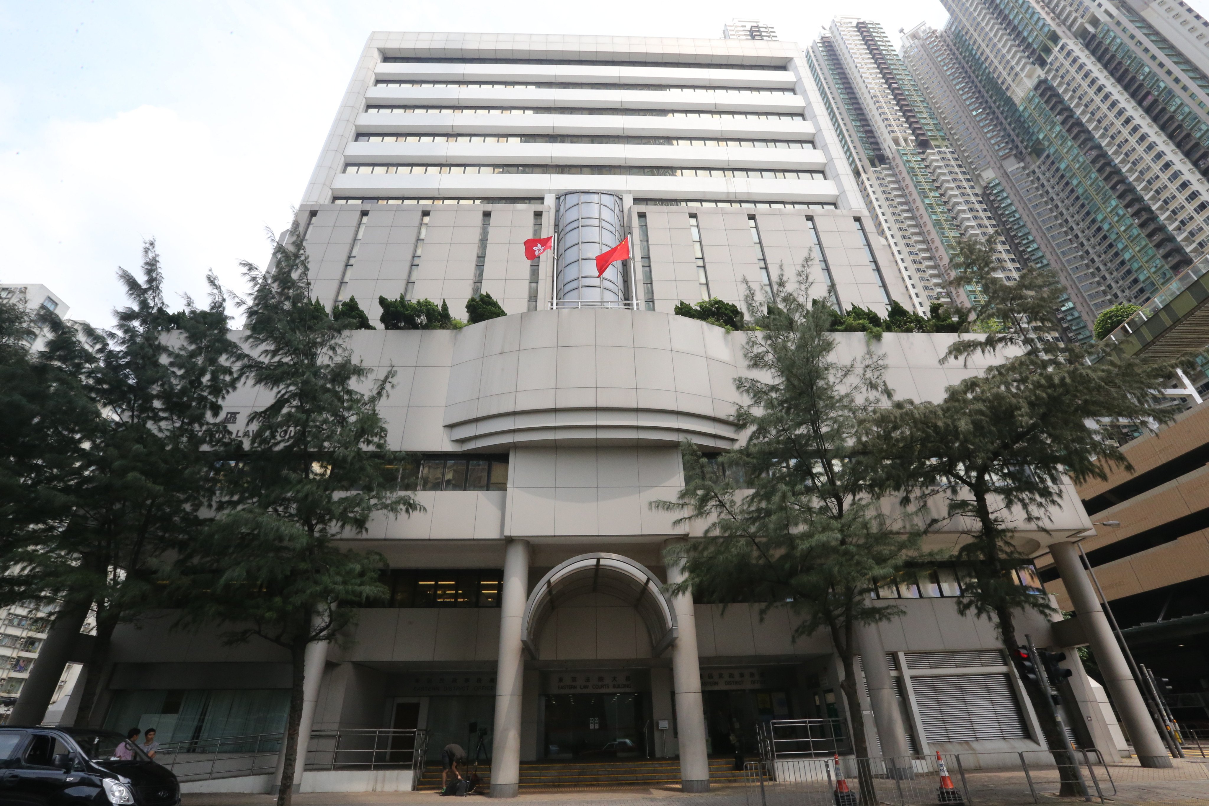 Prosecutors applied to Eastern Court to amend the charges against Ng Tsz-kit, 36, and Ho Chi-hang, 35, ahead of the case being transferred to the High Court for trial. Photo: SCMP