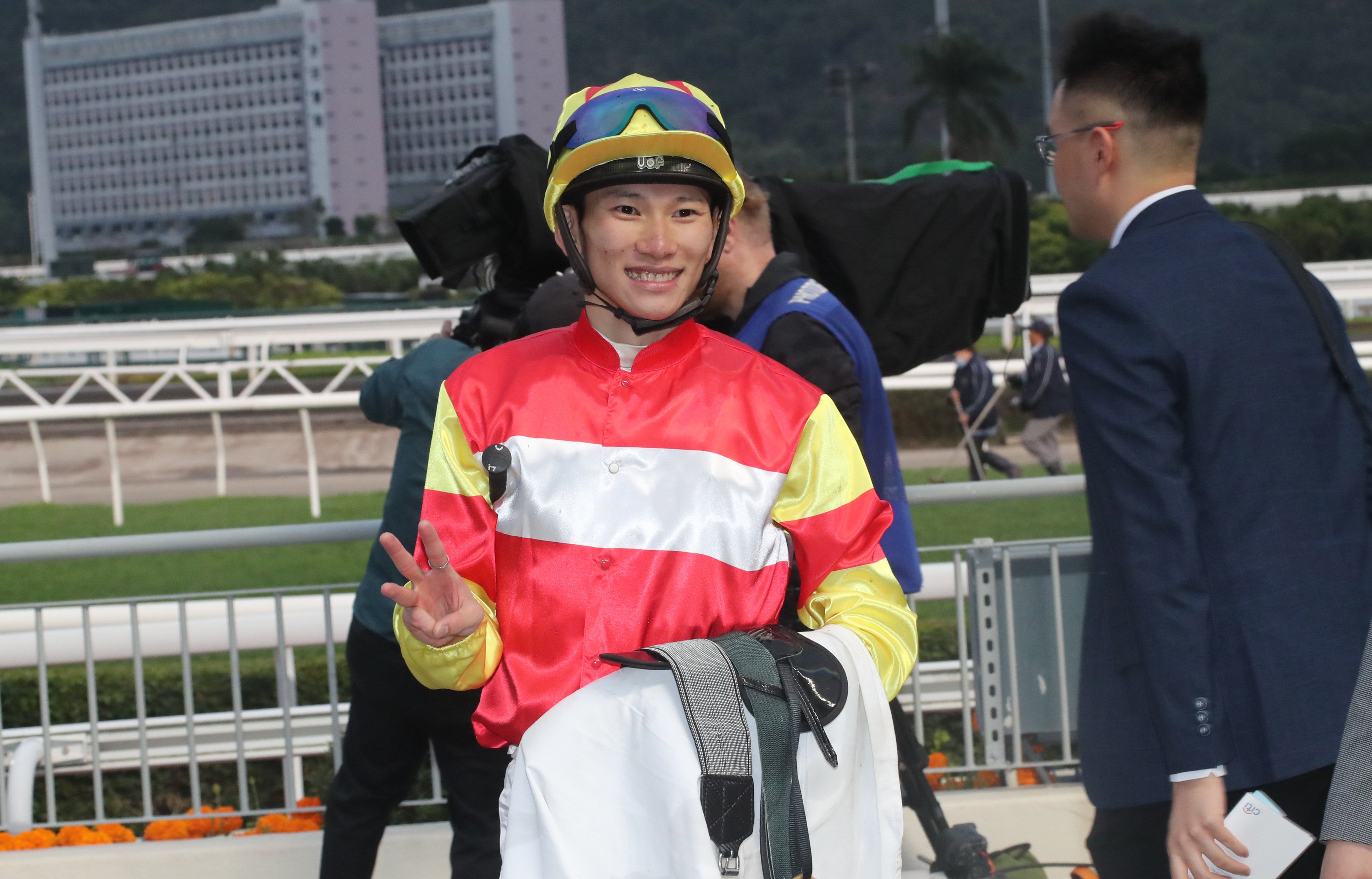 Jerry Chau has been booked to ride Voyage Bubble in the Group Two Chairman’s Trophy. Photos: Kenneth Chan