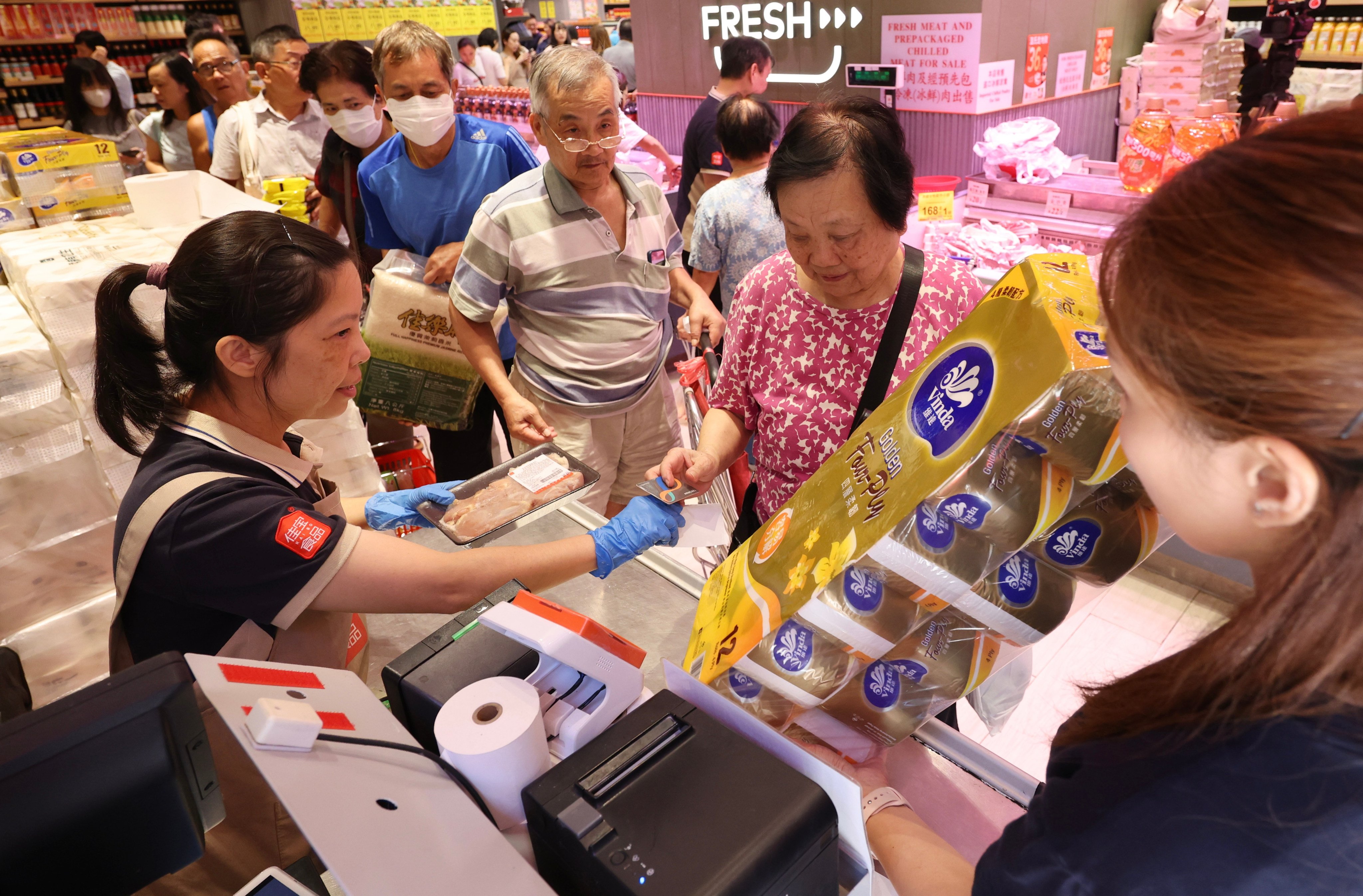 Hong Kong business leaders expect consumer products, including toilet paper, to become more expensive amid the Middle East war that has led to surging oil prices. Photo: Karma Lo