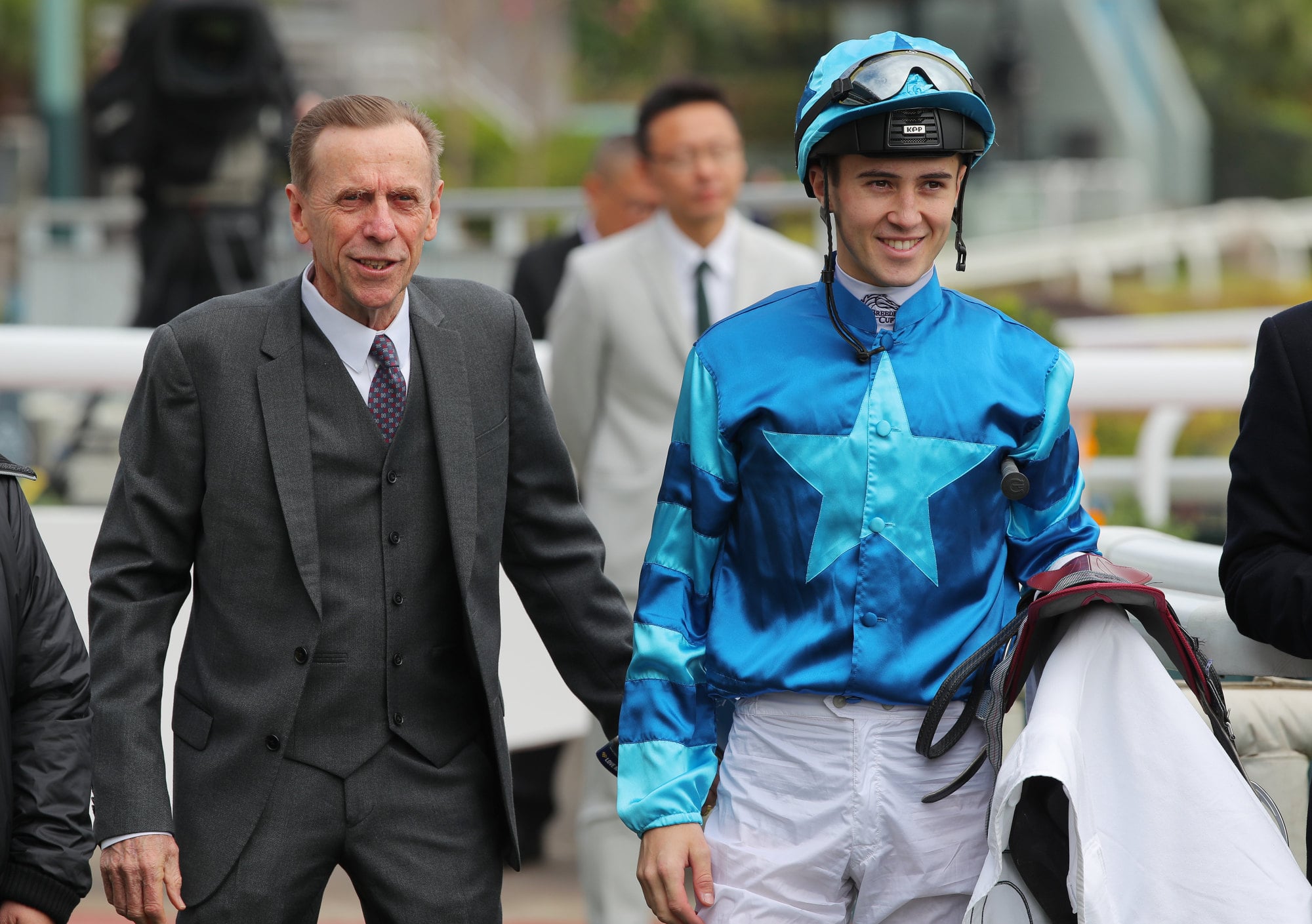 Dylan Browne McMonagle (right) has been well supported by John Size (left) since arriving in Hong Kong.
