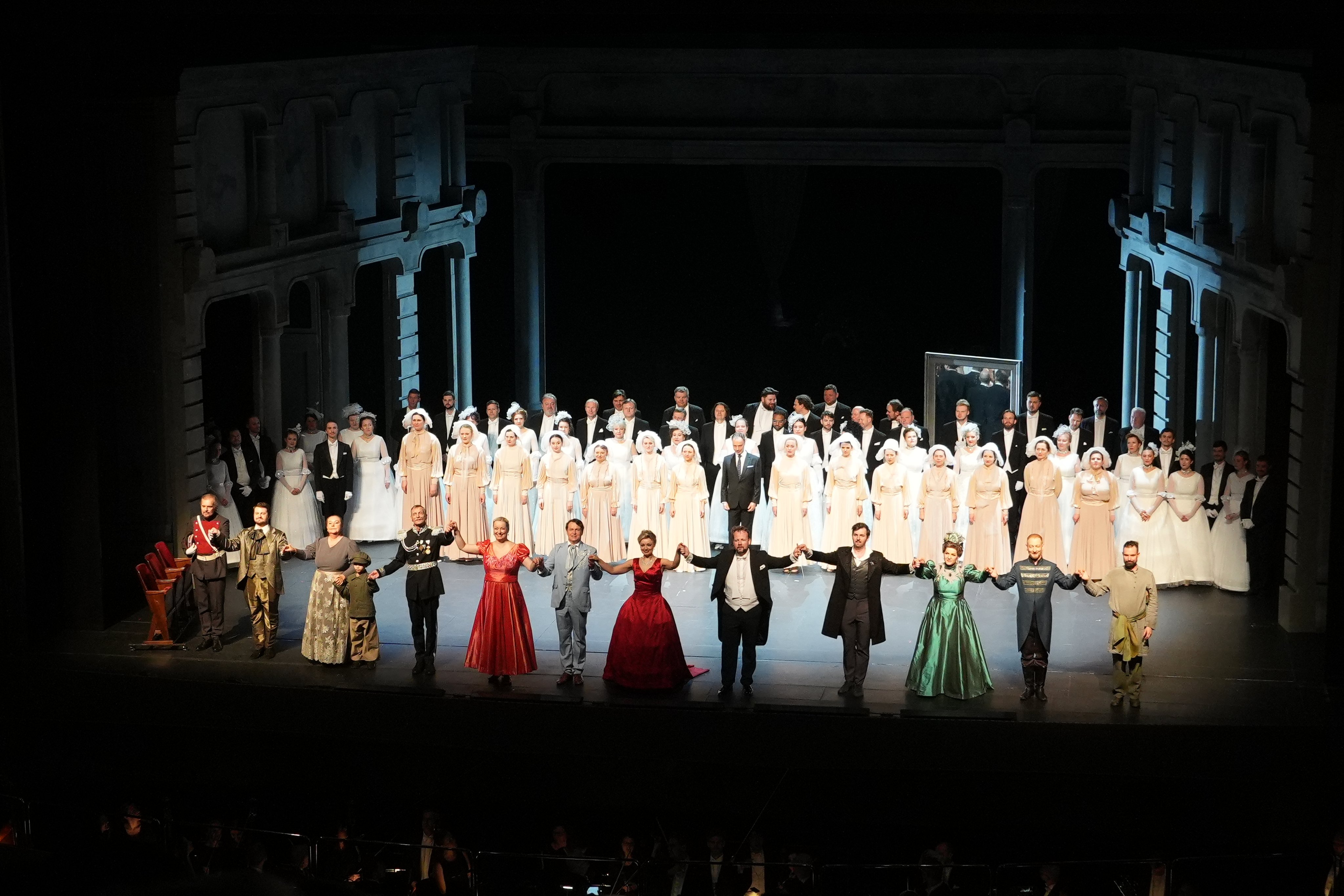 Curtain call by the National Theatre Brno after its performance of Tchaikovsky’s opera Eugene Onegin at the 2026 Hong Kong Arts Festival on March 21. Photo: courtesy of Hong Kong Arts Festival
