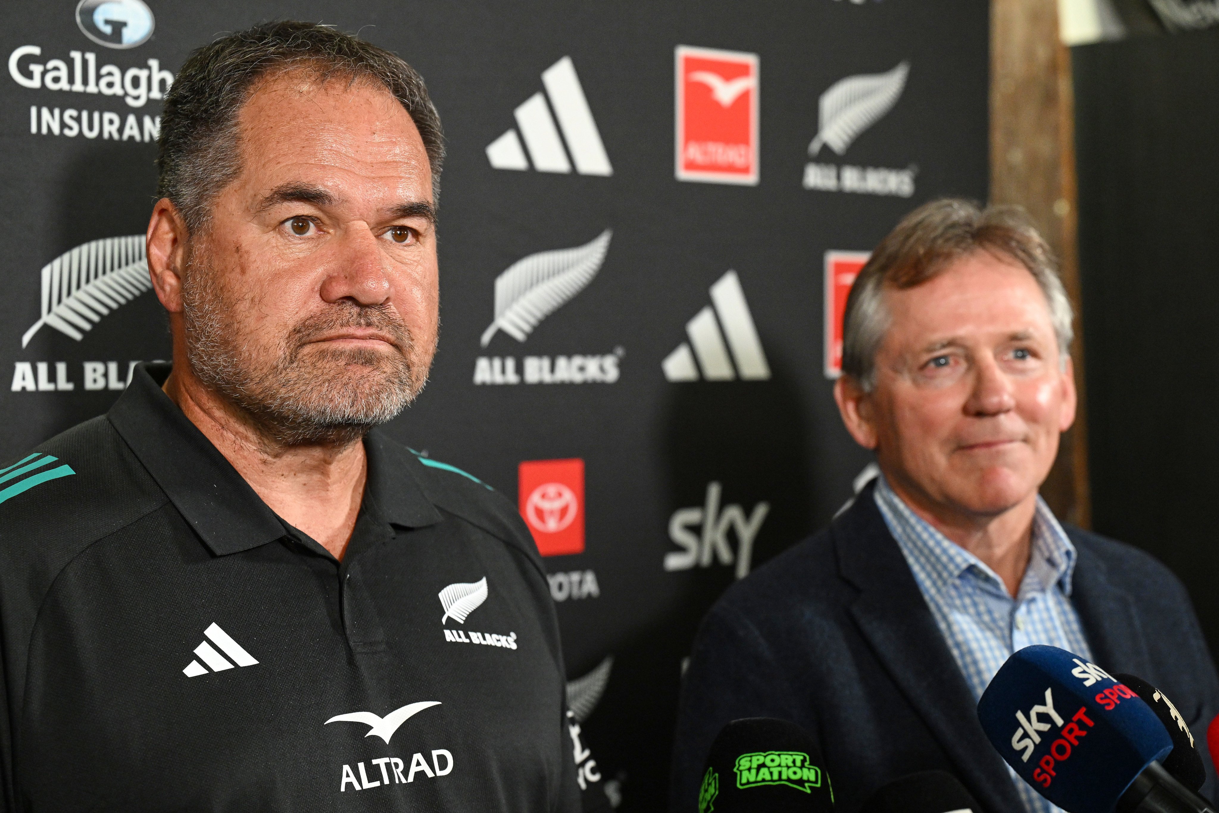 Dave Rennie, who was named New Zealand coach earlier this month, has been given the task of whipping the All Blacks into shape for next year’s World Cup in Australia. Photo: AP