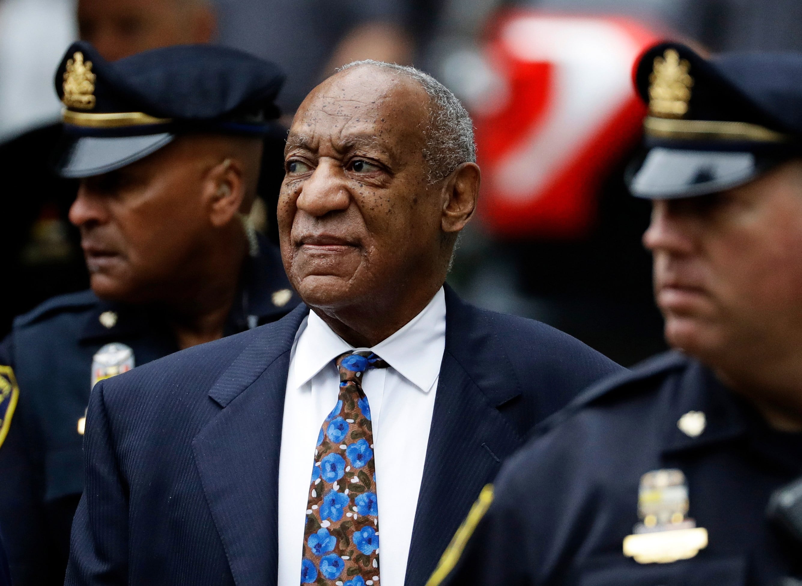 Bill Cosby arrives for his sentencing hearing at the Montgomery County Courthouse in Norristown, Pennsylvania on September 24, 2018. Photo: AP