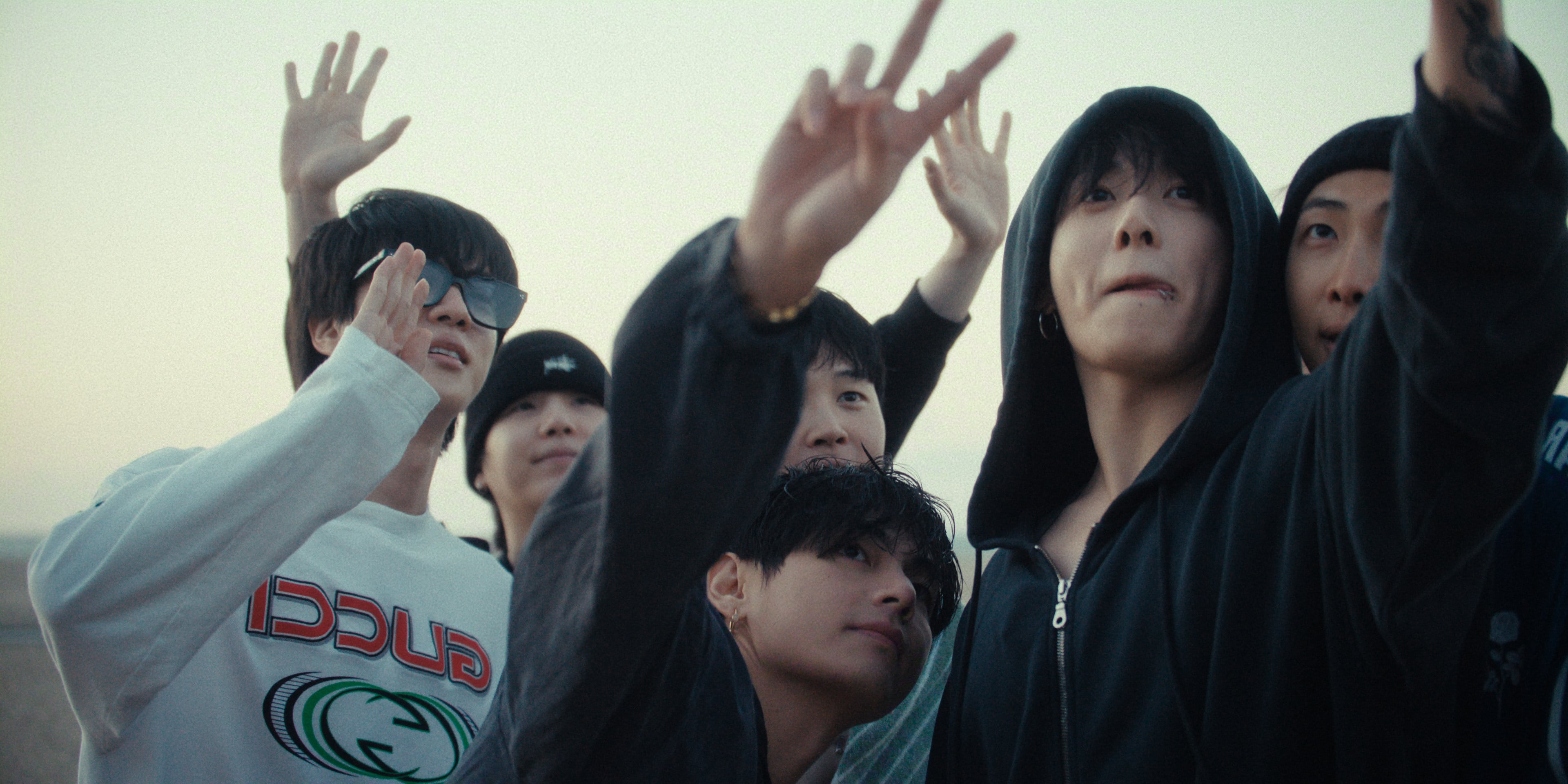 BTS members in a still from BTS: The Return, the Netflix documentary about the K-pop group’s return from national service and their latest album, Arirang. Photo: Netflix