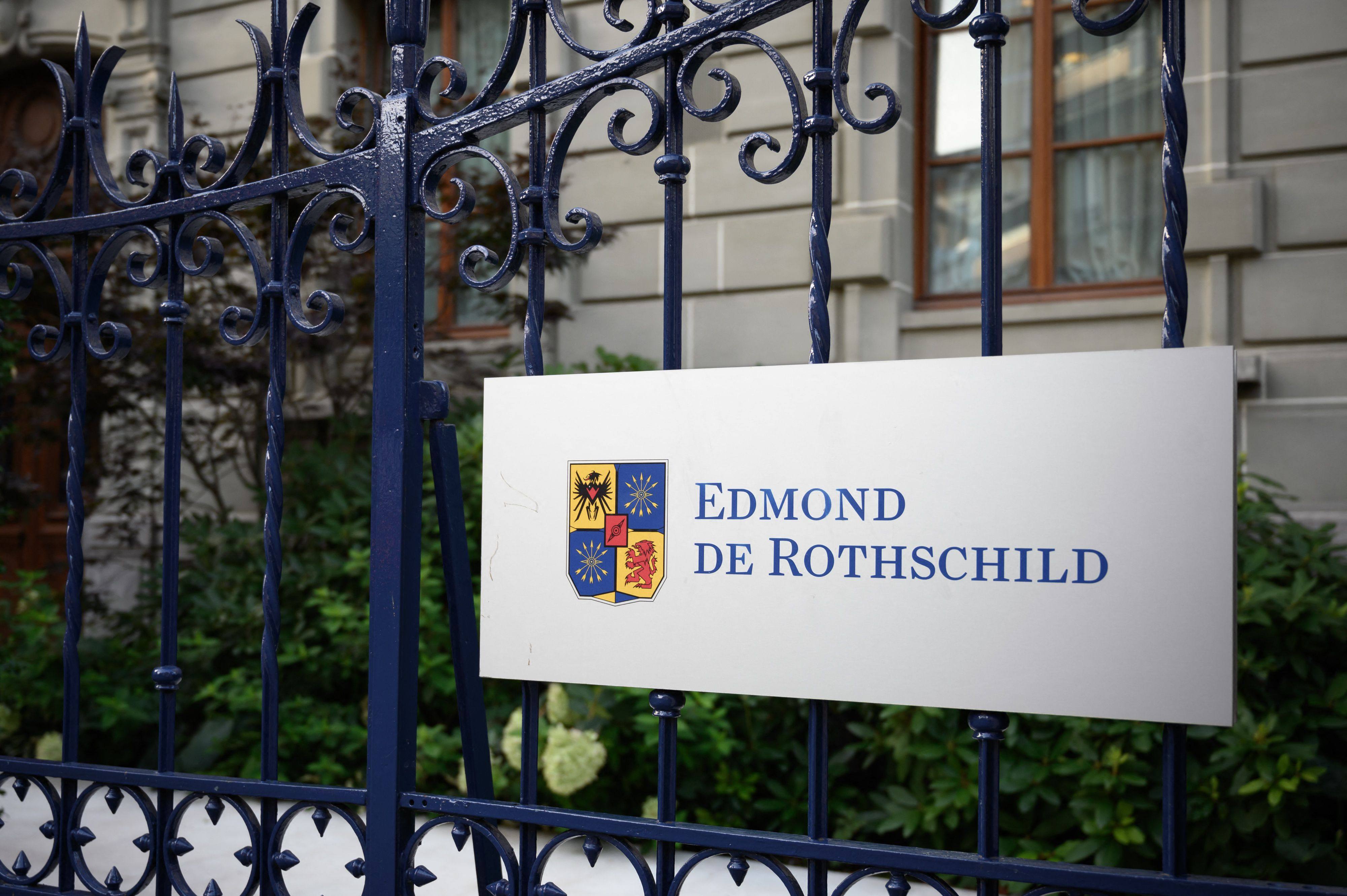 French investigators have raided the offices of Swiss bank Edmond ​de Rothschild. Photo: AFP