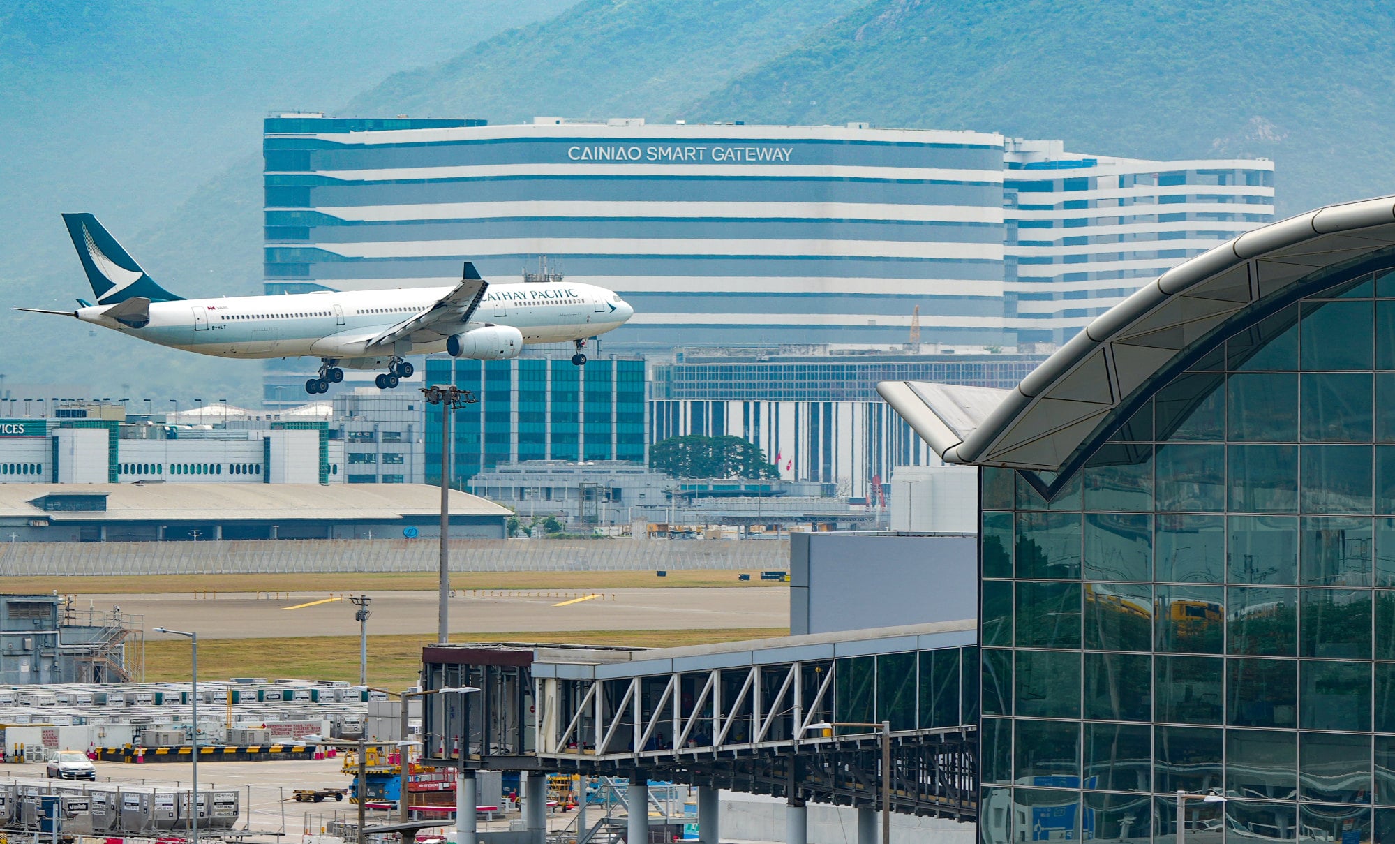 A Cathay plane at Hong Kong International Airport. European routes could create a “partial offset” for Cathay’s operations, one expert said. Photo: May Tse A Cathay plane at Hong Kong International Airport. European routes could create a “partial offset” for Cathay’s operations, one expert said. Photo: May Tse