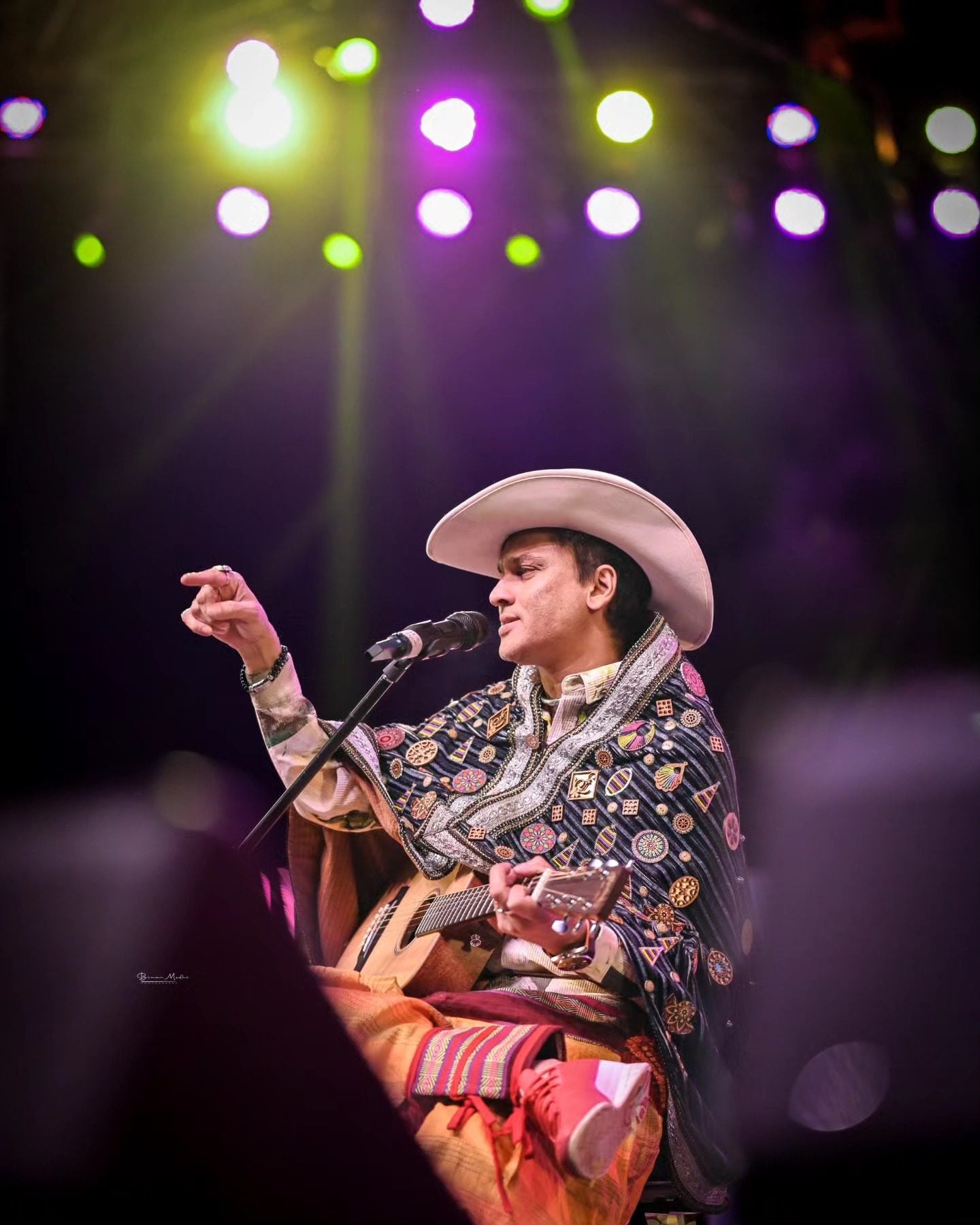 Singer Zubeen Garg performs at a show in India in 2024. Photo: Facebook/ZUBEENsOFFICIAL