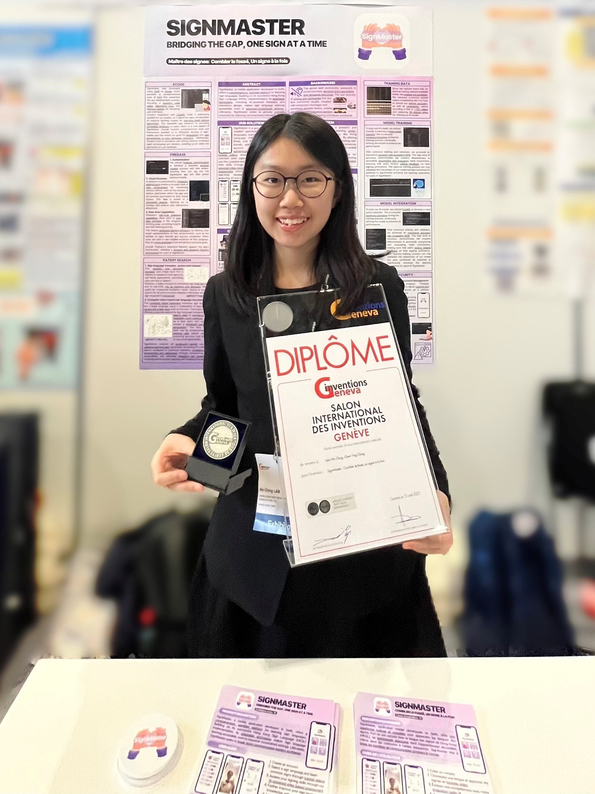 Megan Lam Ho-ching, a student at Diocesan Girls’ School, was named a finalist in the Sustainability Advocate category at the 2024/25 Student of the Year Awards. Photo: Handout