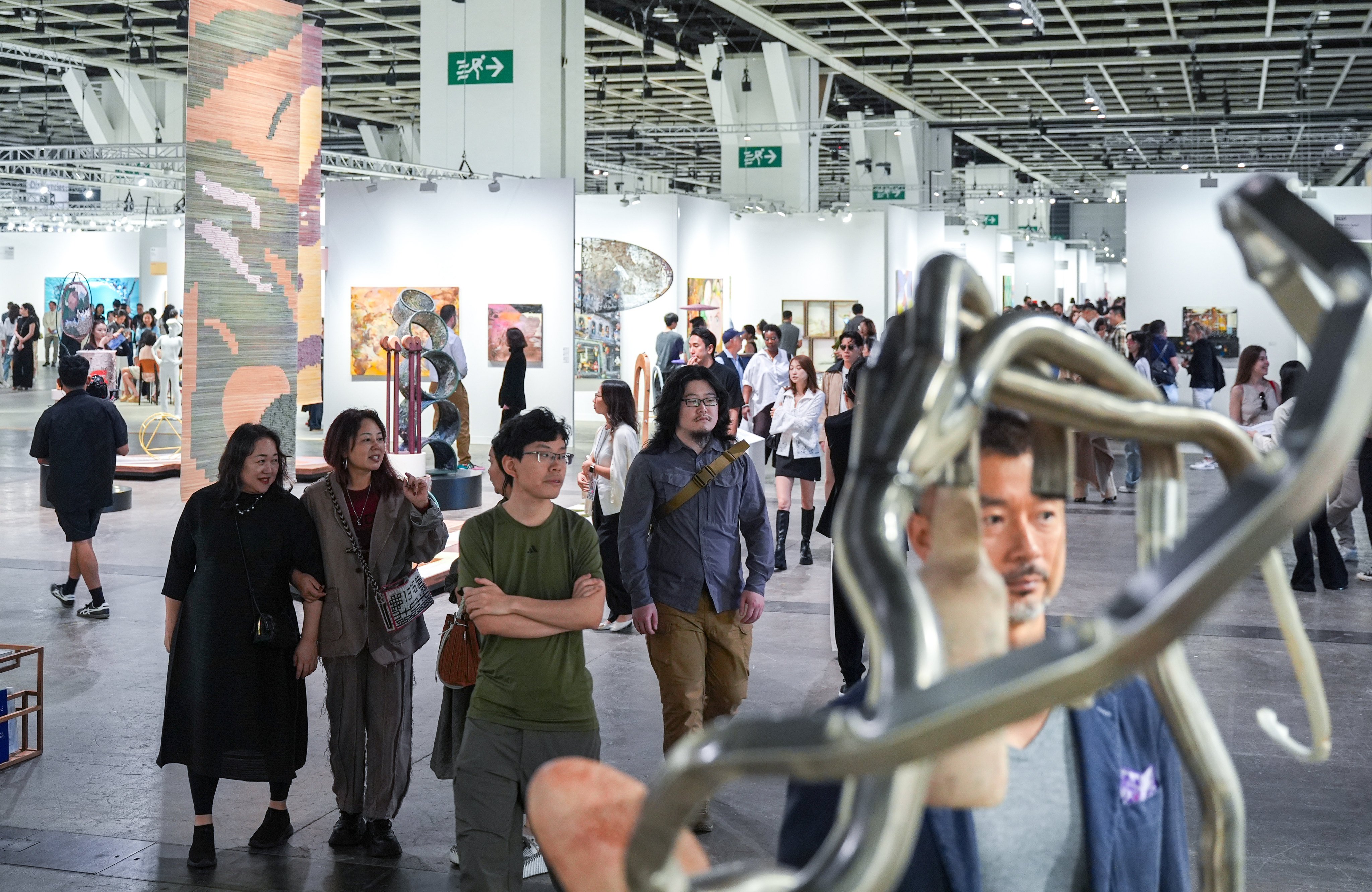Art Basel holds a preview at the Hong Kong Convention and Exhibition Centre. Photo: Eugene Lee
