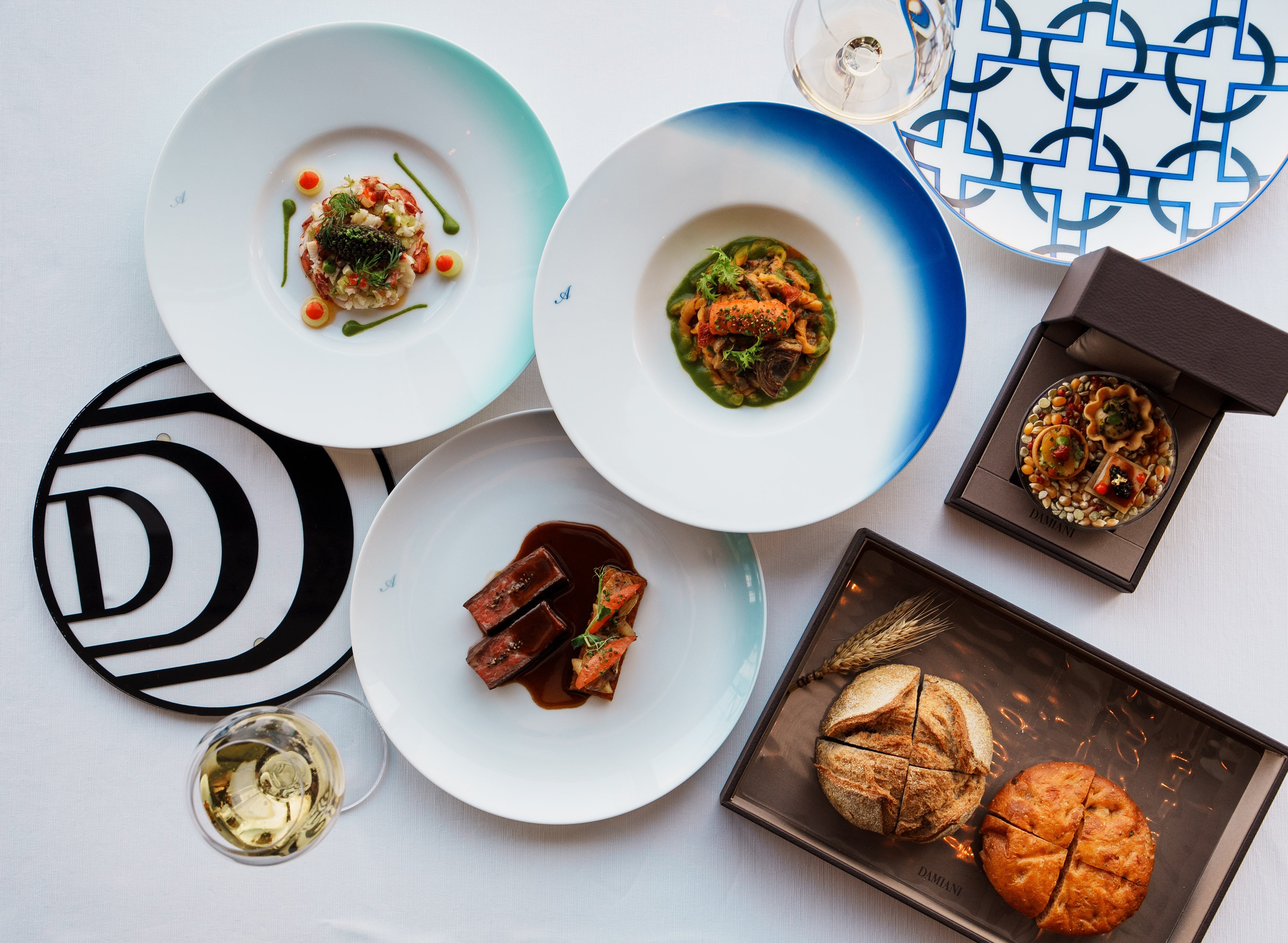 A special dinner at Tosca di Angelo in Hong Kong, a collaboration with jewellery brand Damiani. Photo: Handout