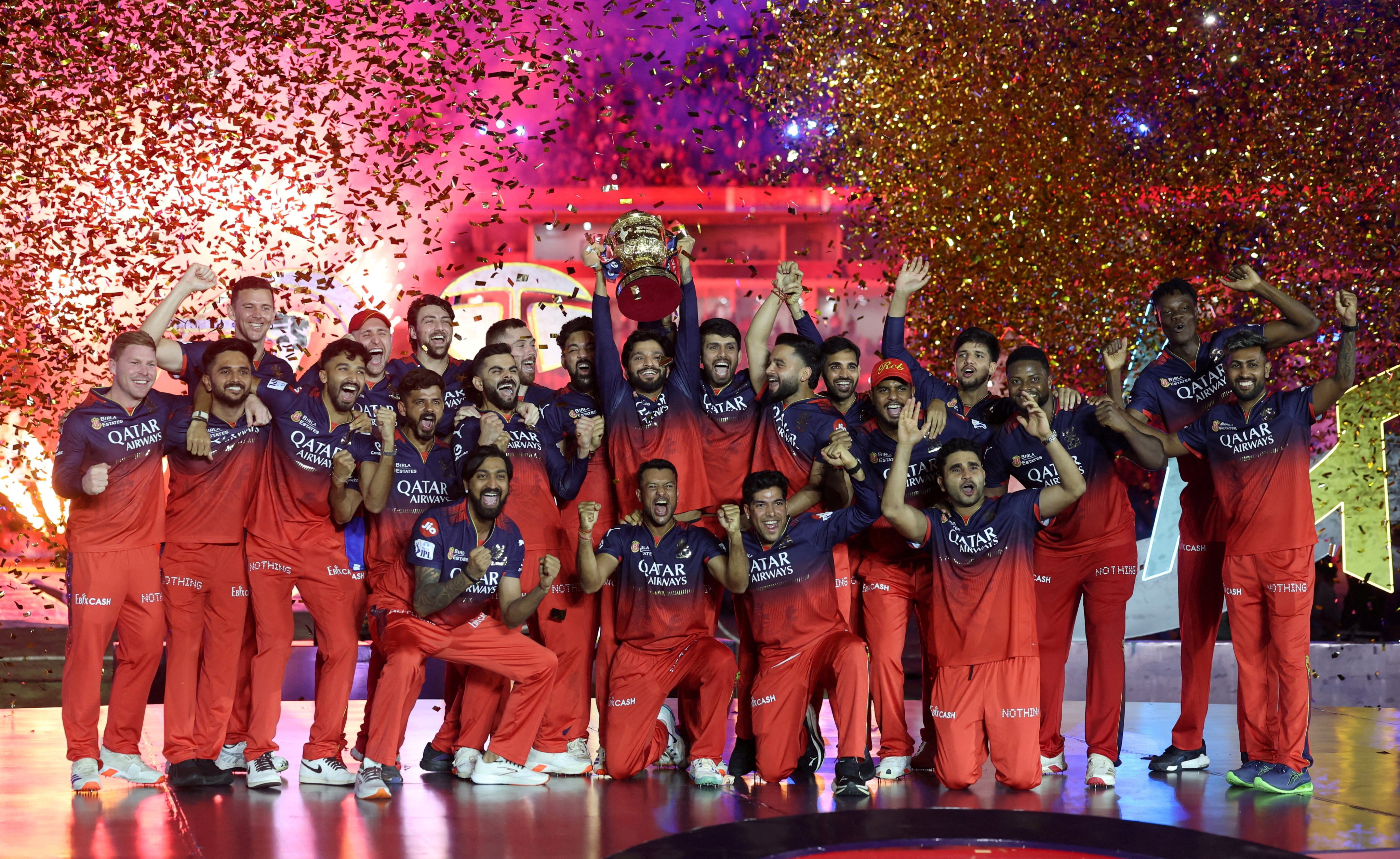 Reigning Indian Premier League  champions Royal Challengers Bengaluru were bought by a consortium that includes US billionaire David Blitzer’s Bolt Ventures and American asset manager Blackstone. Photo: Reuters