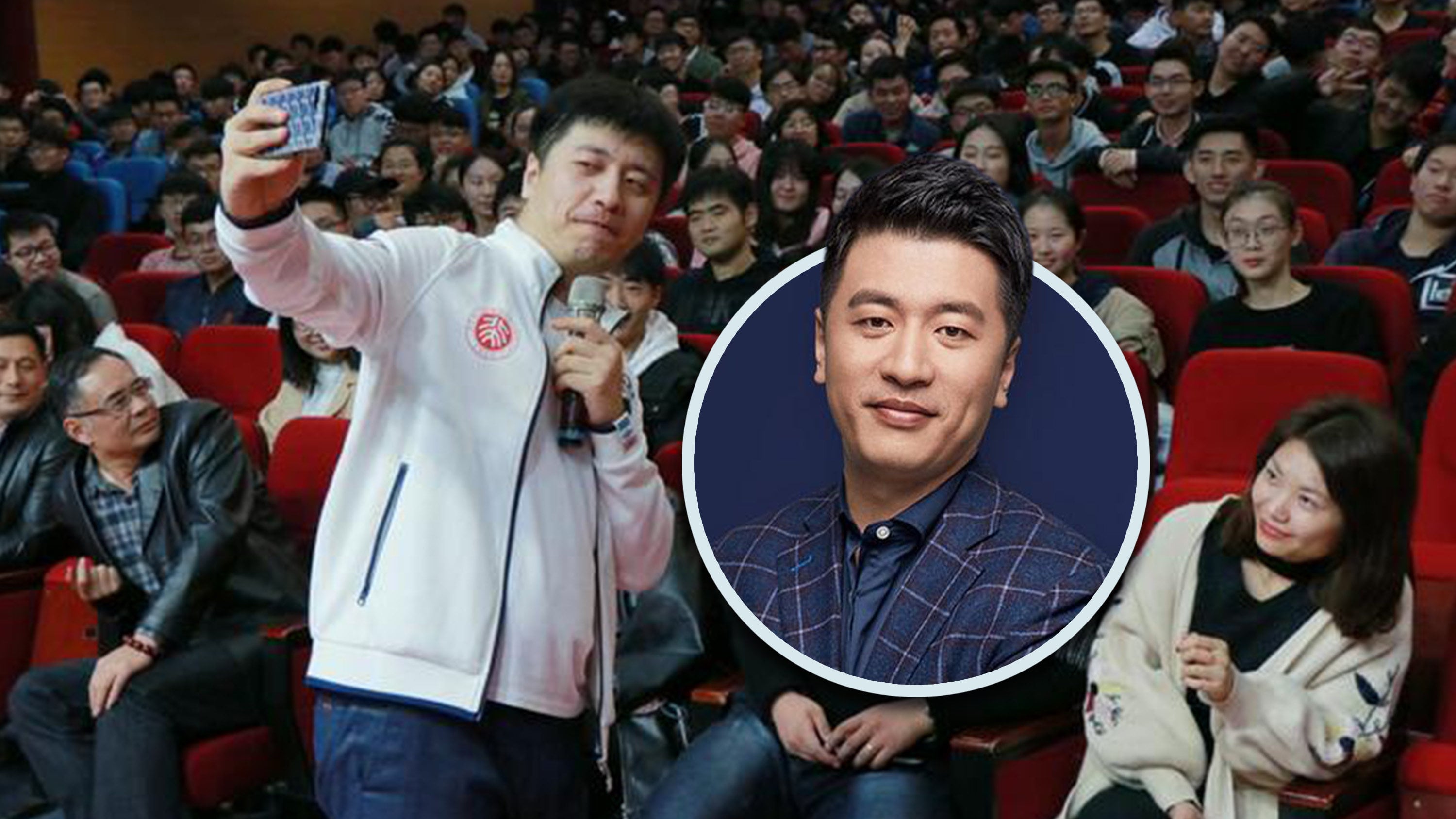 Zhang Xuefeng, one of China’s most prominent educational figures, has died at the age of 41 after a run. Photo: SCMP composite/Douyin/ntit.edu.cn