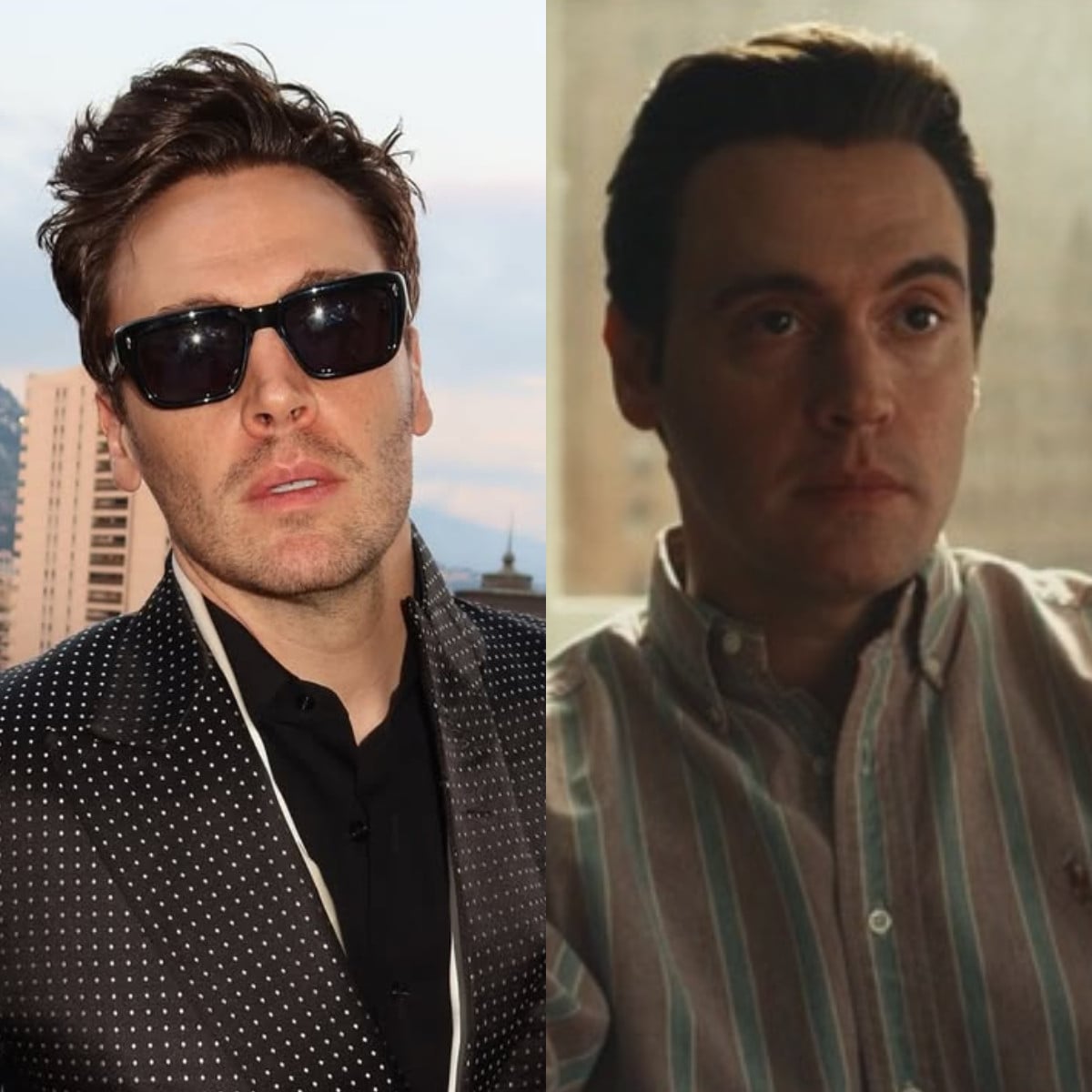 Erich Bergen, who plays JFK Jr’s cousin Anthony Radziwill in FX’s Love Story, pictured in Monaco. Photos: @erichbergen/Instagram
