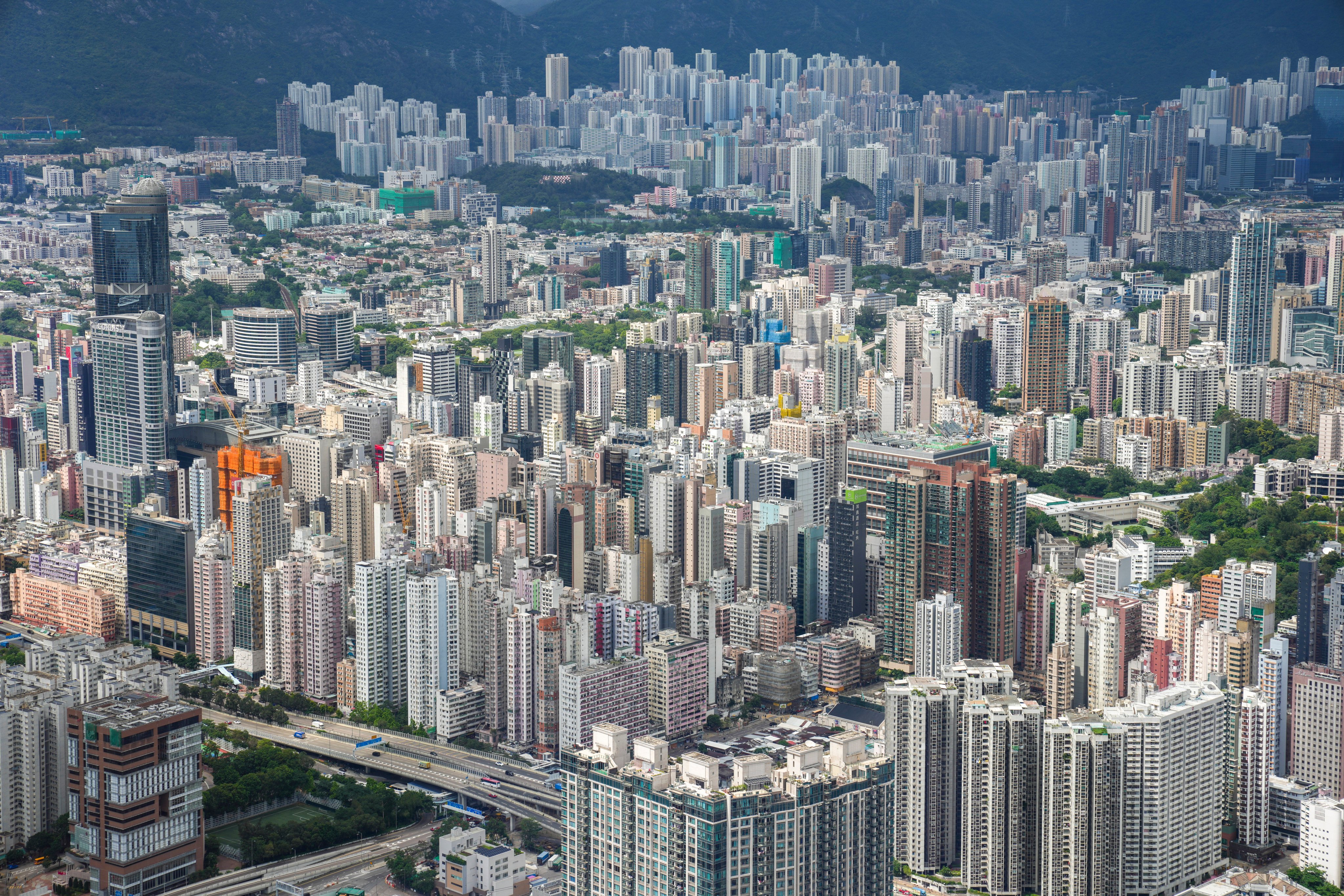 An aerial view of the Kowloon district of Hong Kong. Photo: Sam Tsang
