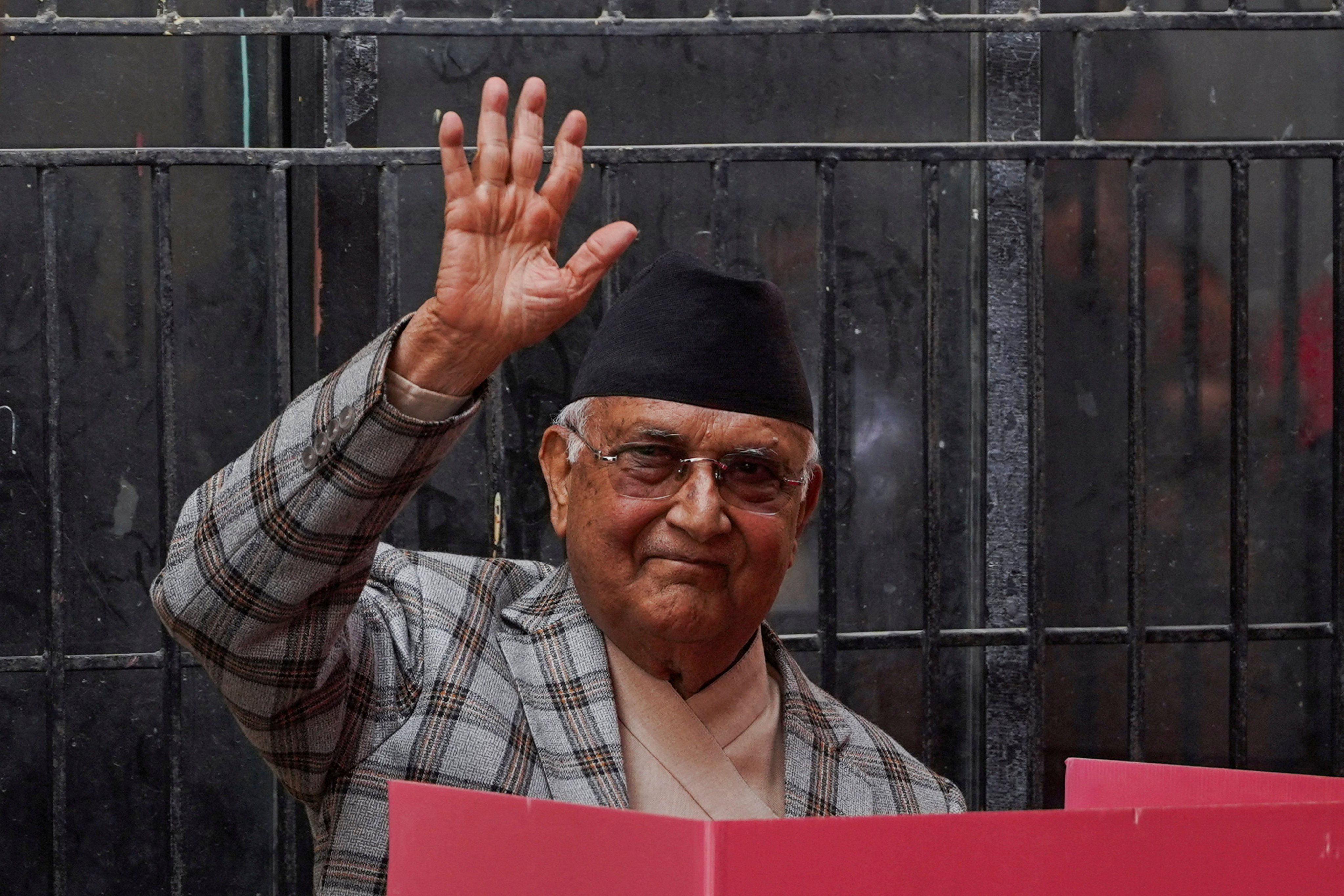 Nepal’s former prime minister K.P. Sharma Oli earlier in March. Photo: Reuters
