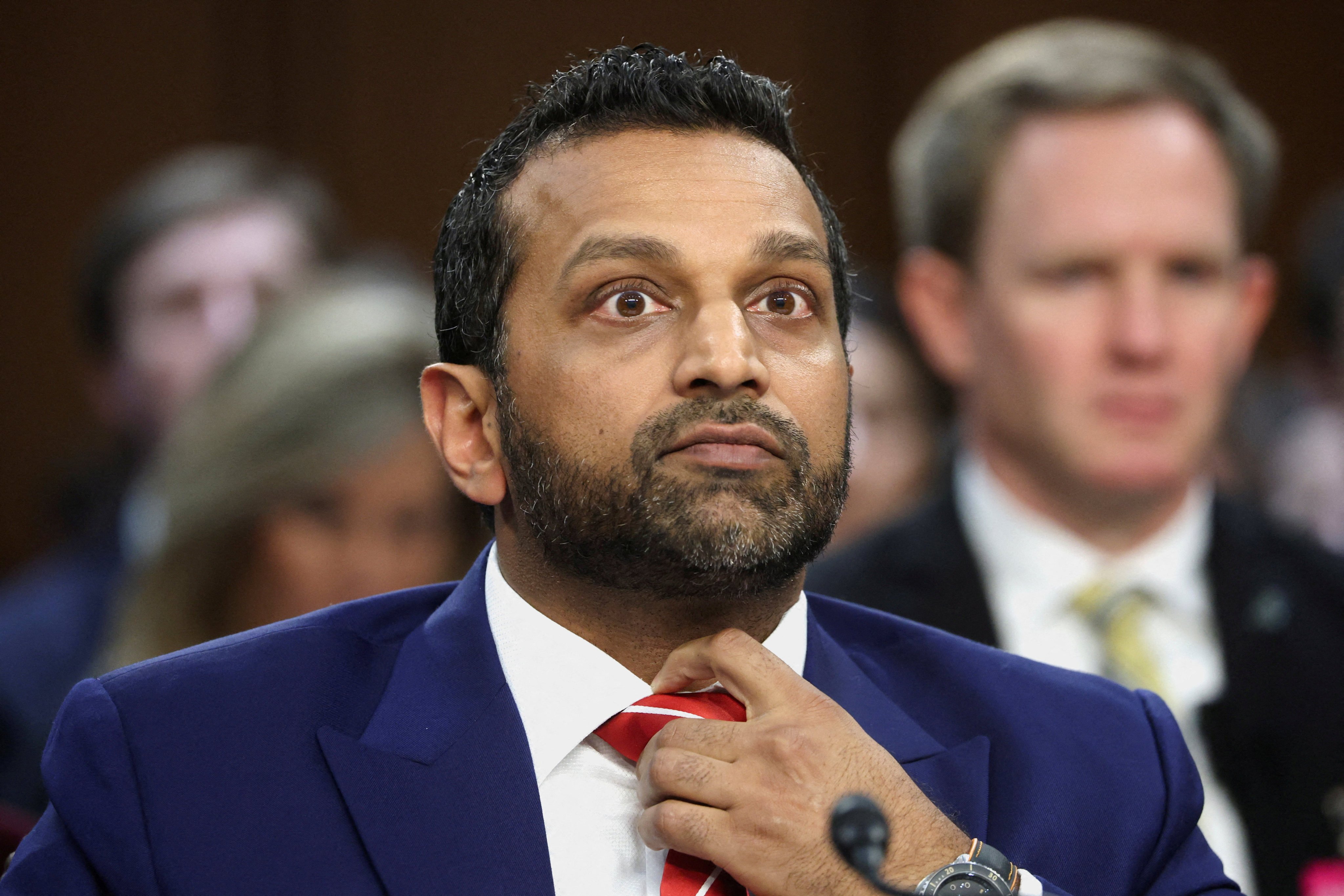 FBI Director Kash Patel testifies before a Senate Judiciary Committee hearing in Washington in September 2025. Photo: Reuters